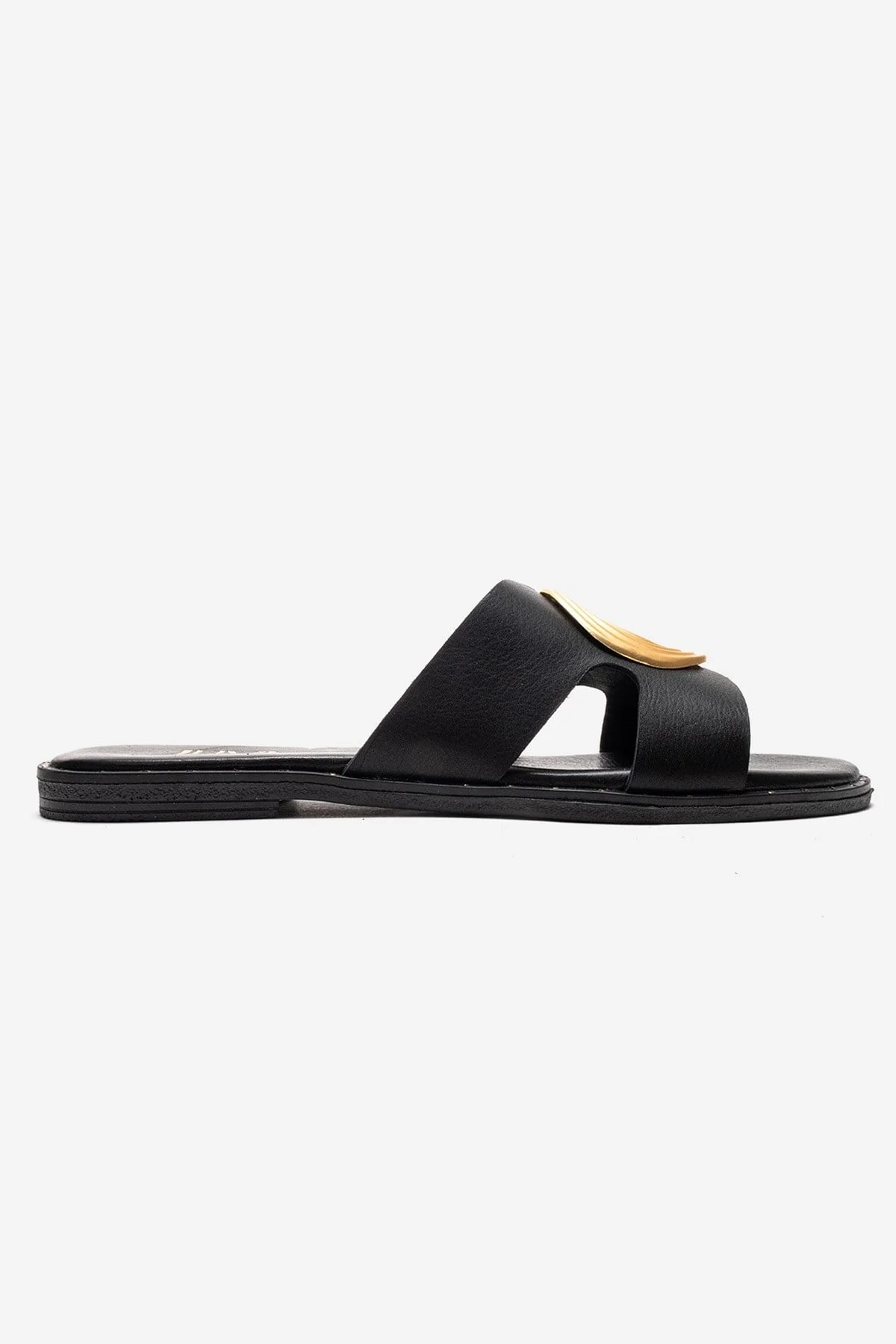 Nolita - Black Genuine Leather Slide (Women) - Image 4