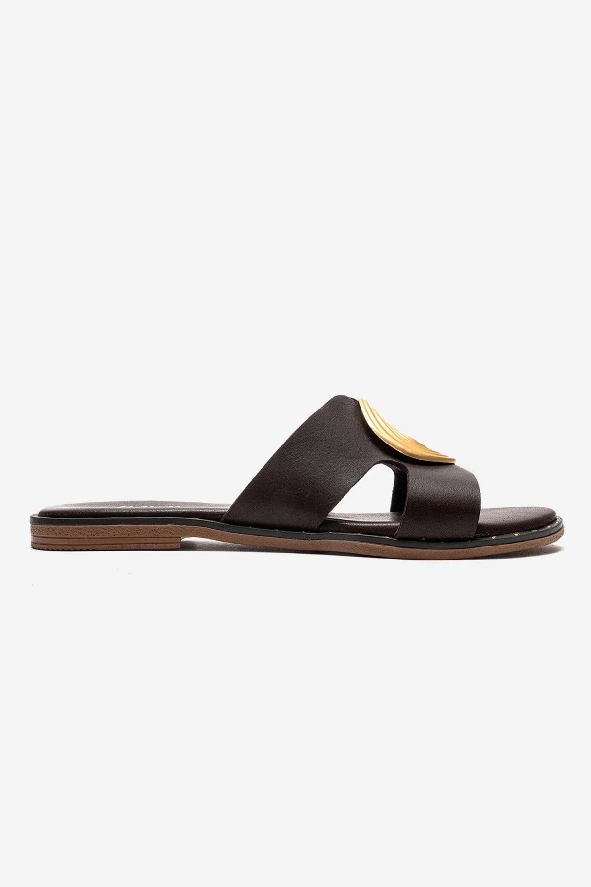 Nolita - Brown Genuine Leather Slide (Women) - Image 4