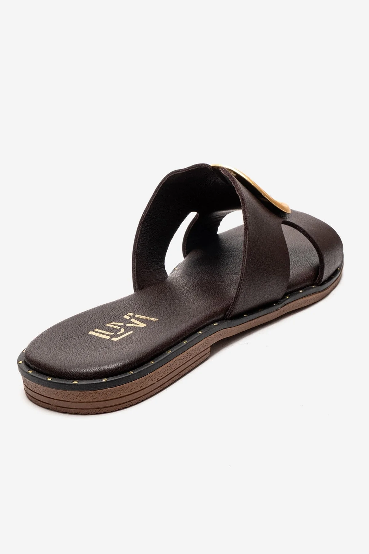 Nolita - Brown Genuine Leather Slide (Women) - Image 5