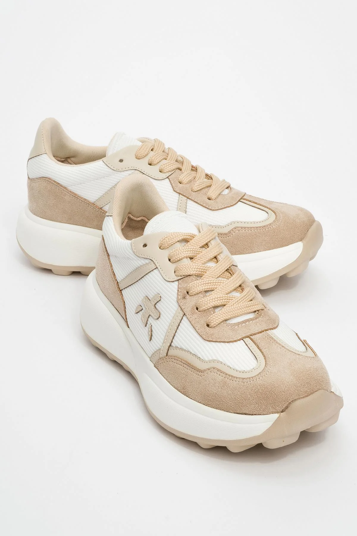 Nolton - Beige-White Sneaker (Women)