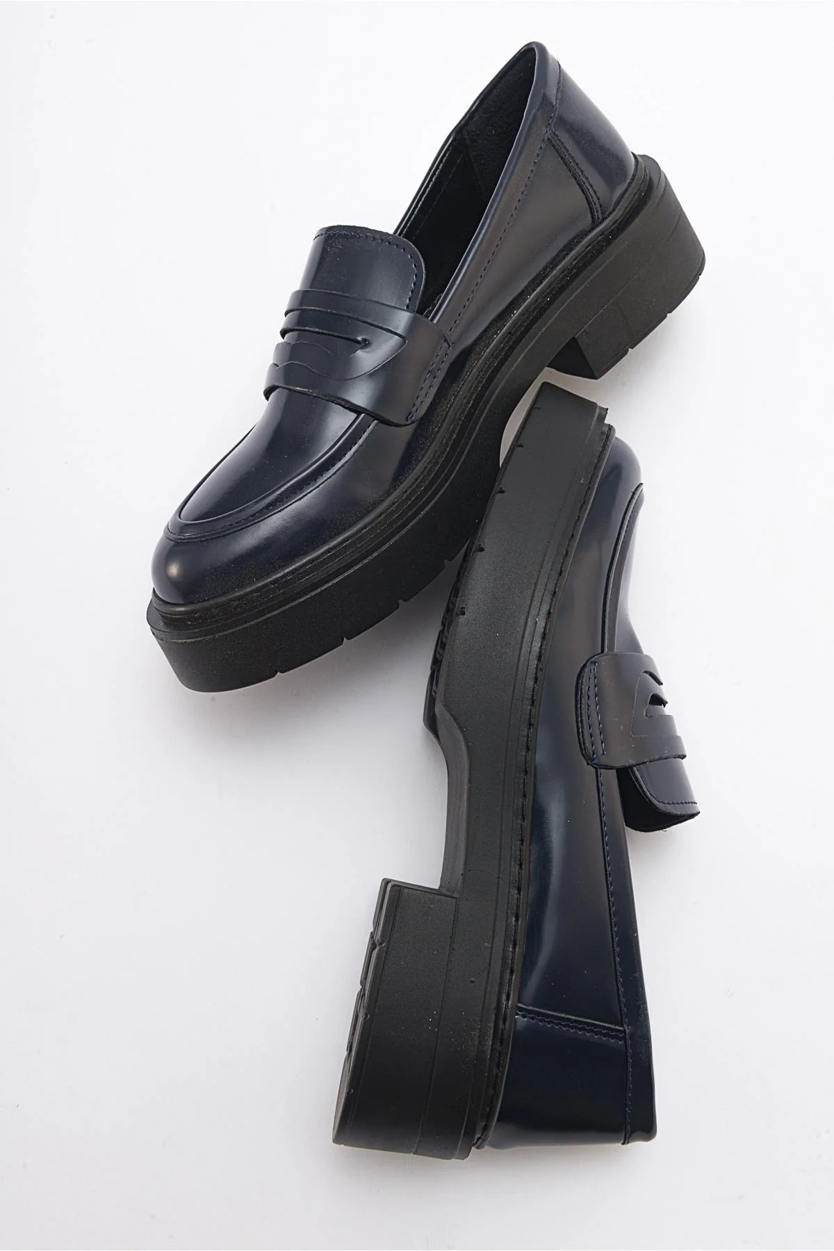 Nonte - Navy Suede Loafer (Women) - Image 5