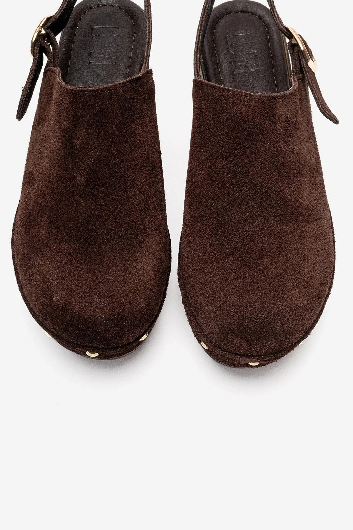 NORDEN - Brown Genuine Leather Platform Heel Sandal (Women) - Image 2