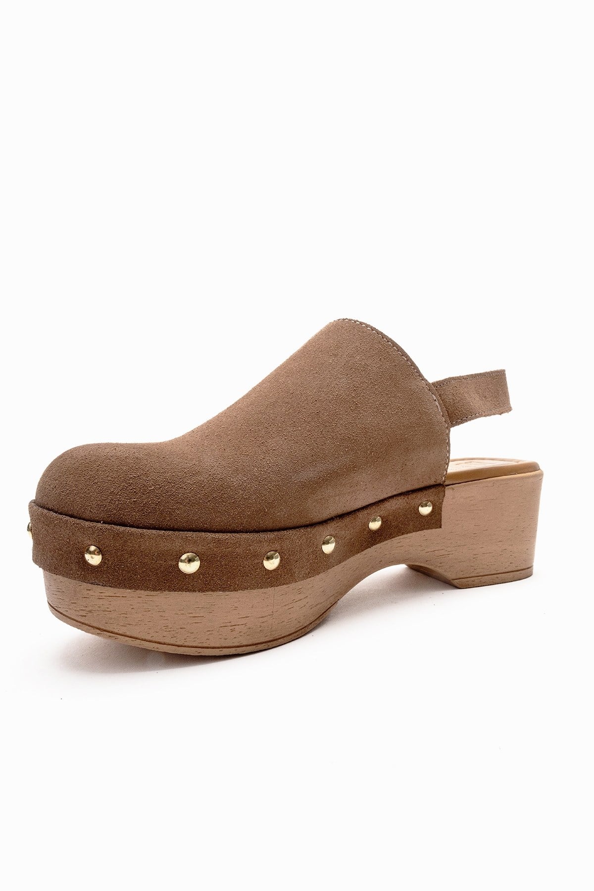 NORDEN - Camel Genuine Leather Platform Heel Sandal (Women) - Image 6