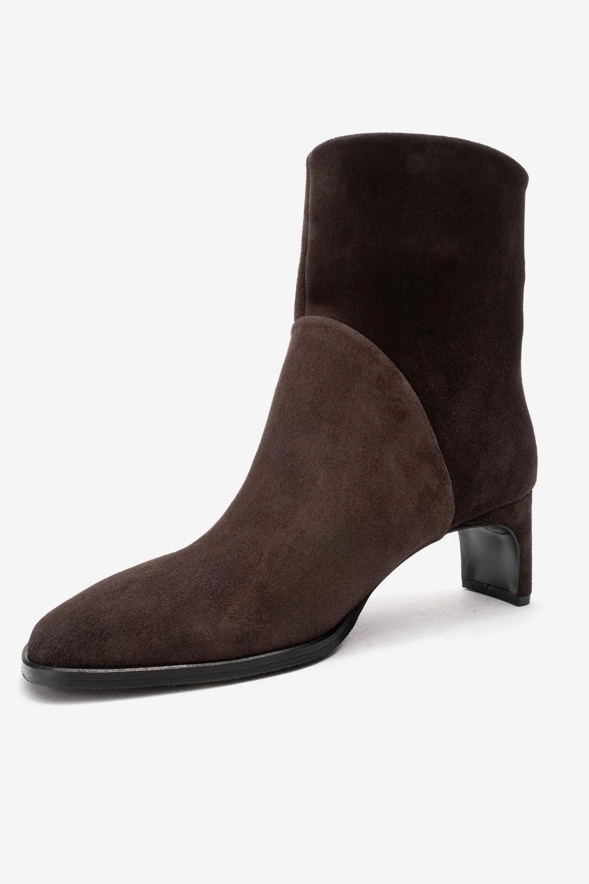 NORDY - Brown Genuine Leather Block Heel Boot (Women) - Image 4