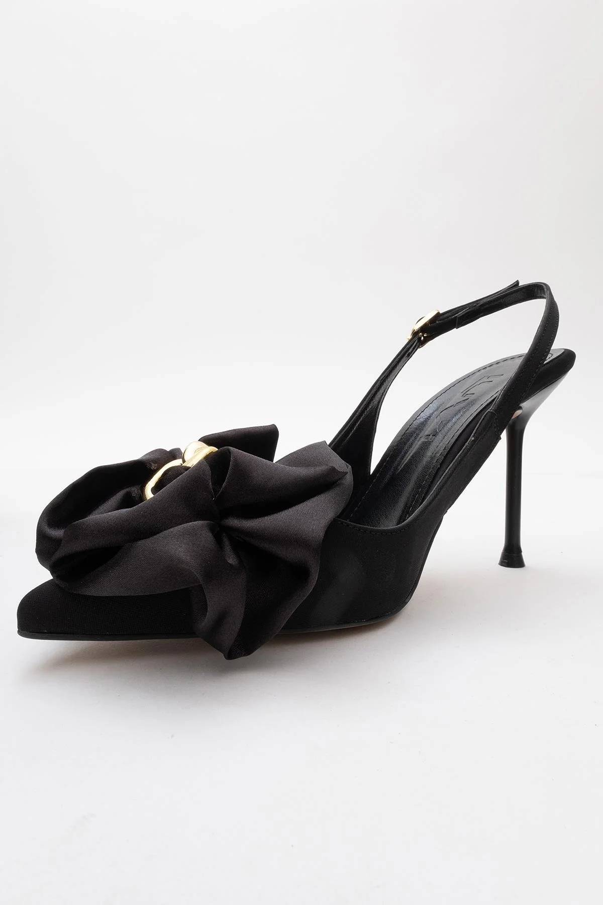 Noria - Black Floral Slim Heel Pump (Women) - Image 4