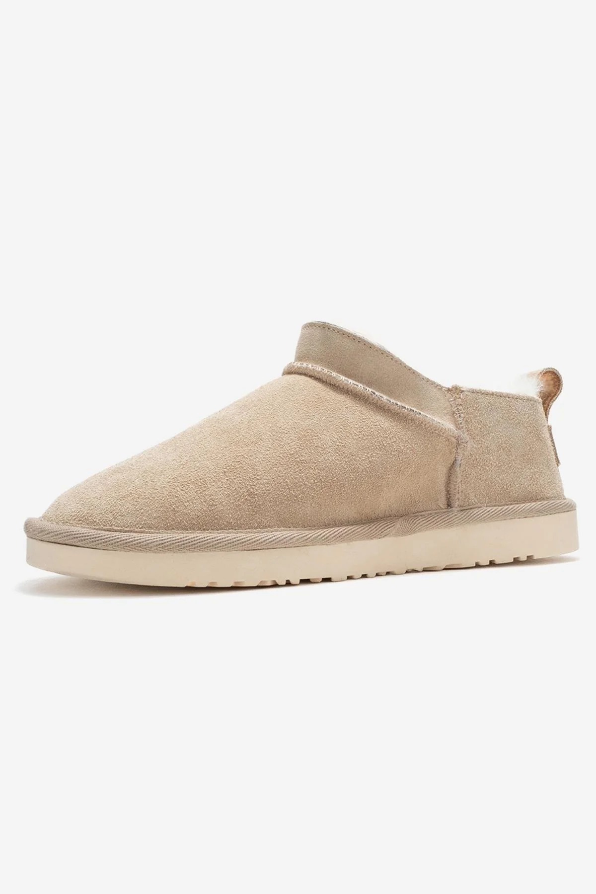 Yukon - Beige Suede Genuine Leather Ankle Boot (Women) - Image 4
