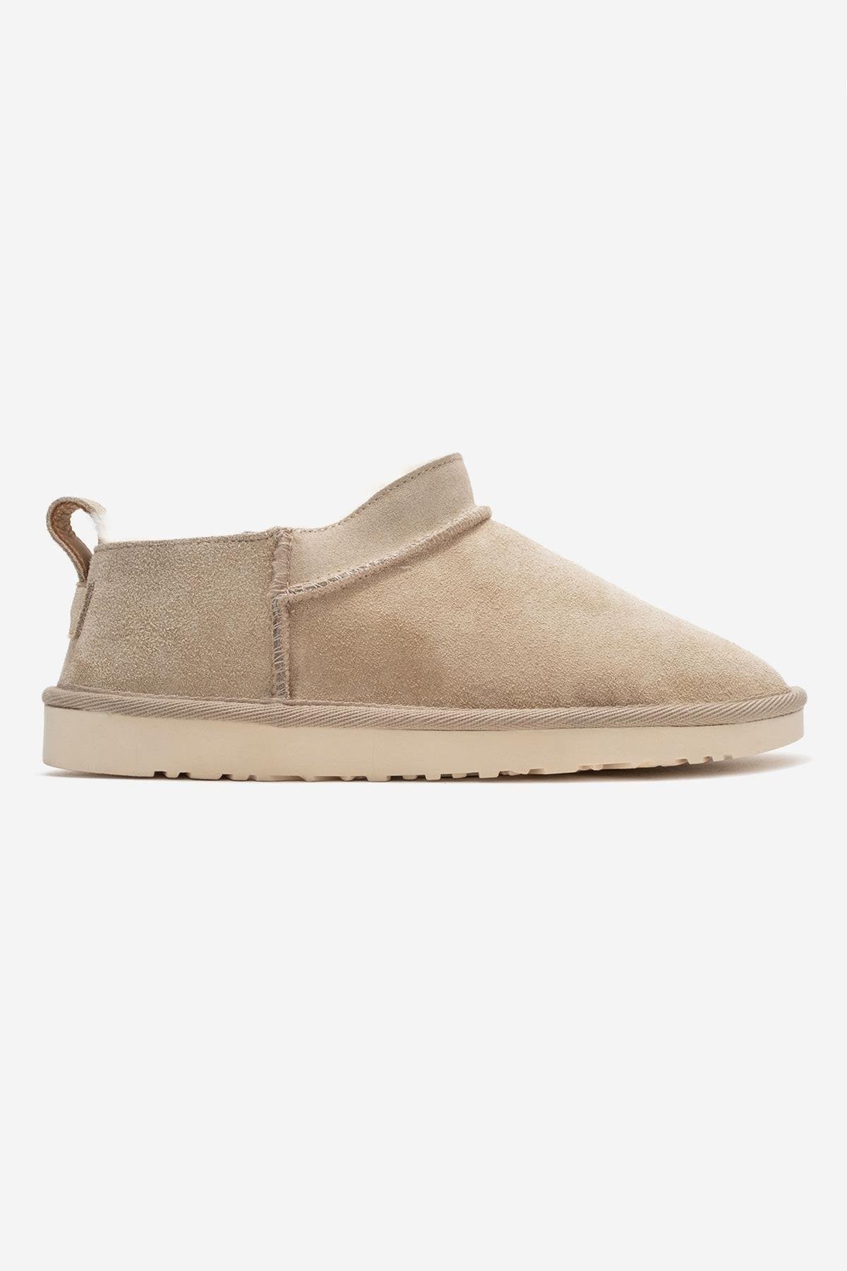Yukon - Beige Suede Genuine Leather Ankle Boot (Women) - Image 6
