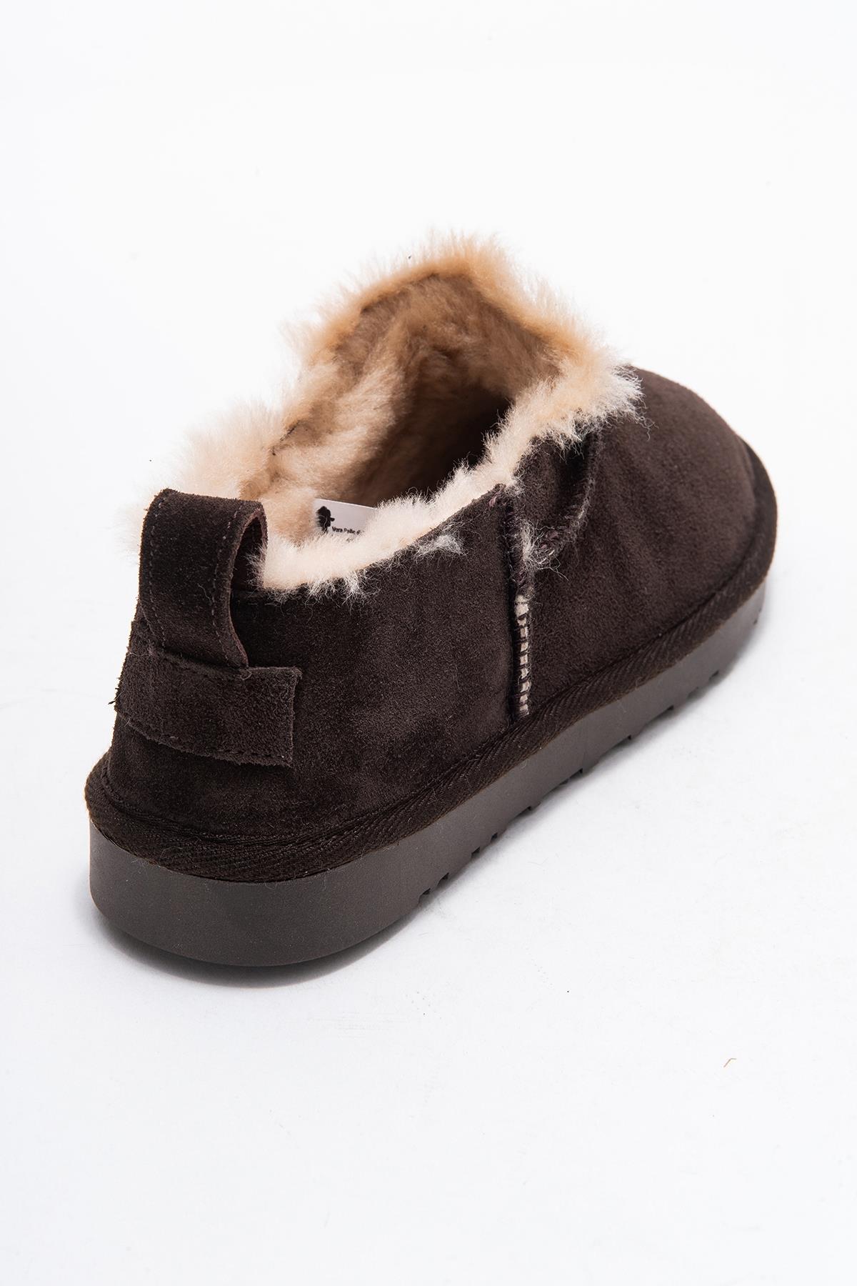 Yukon - Brown Suede Genuine Leather Ankle Boot (Women) - Image 5