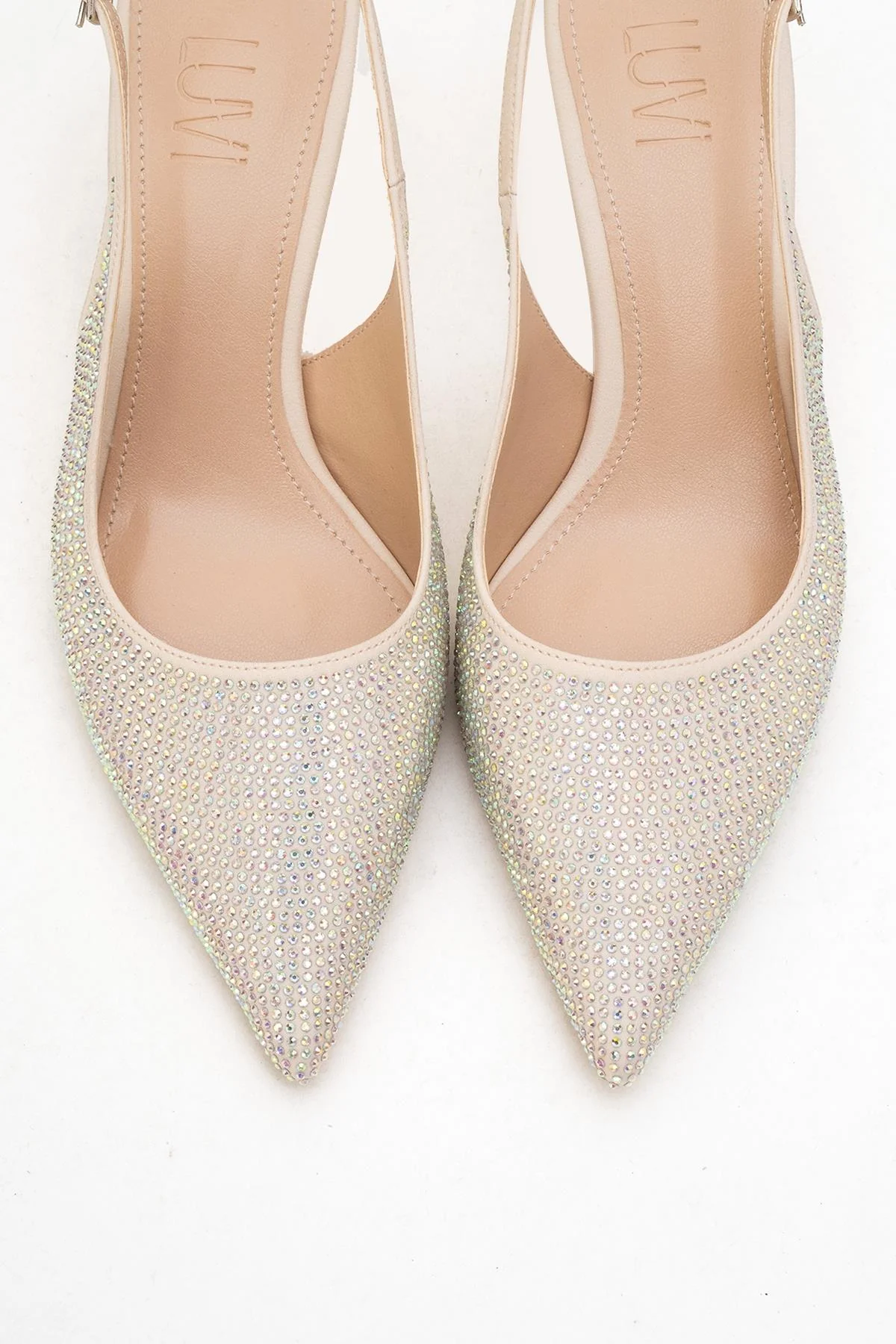 Novs - Beige Stiletto Dress Shoe (Women) - Image 2