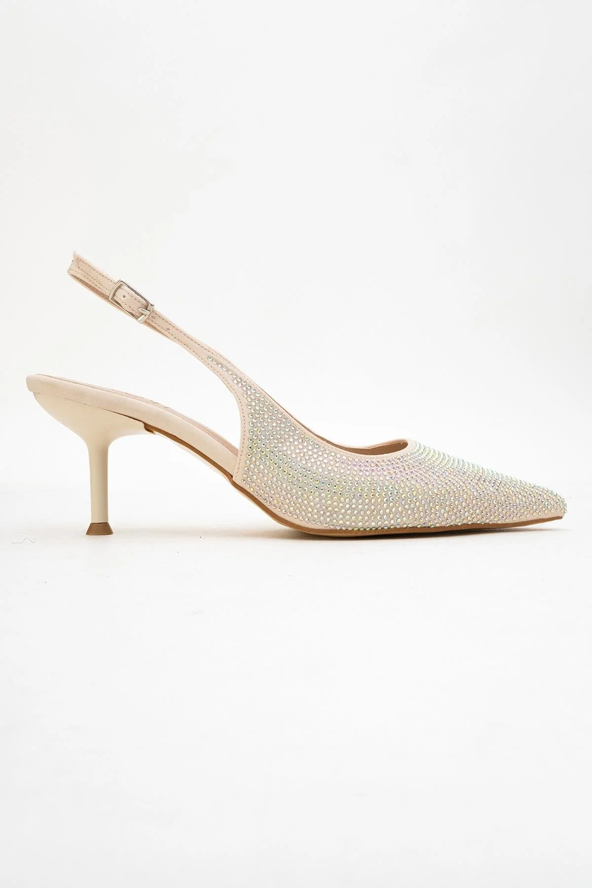 Novs - Beige Stiletto Dress Shoe (Women) - Image 6