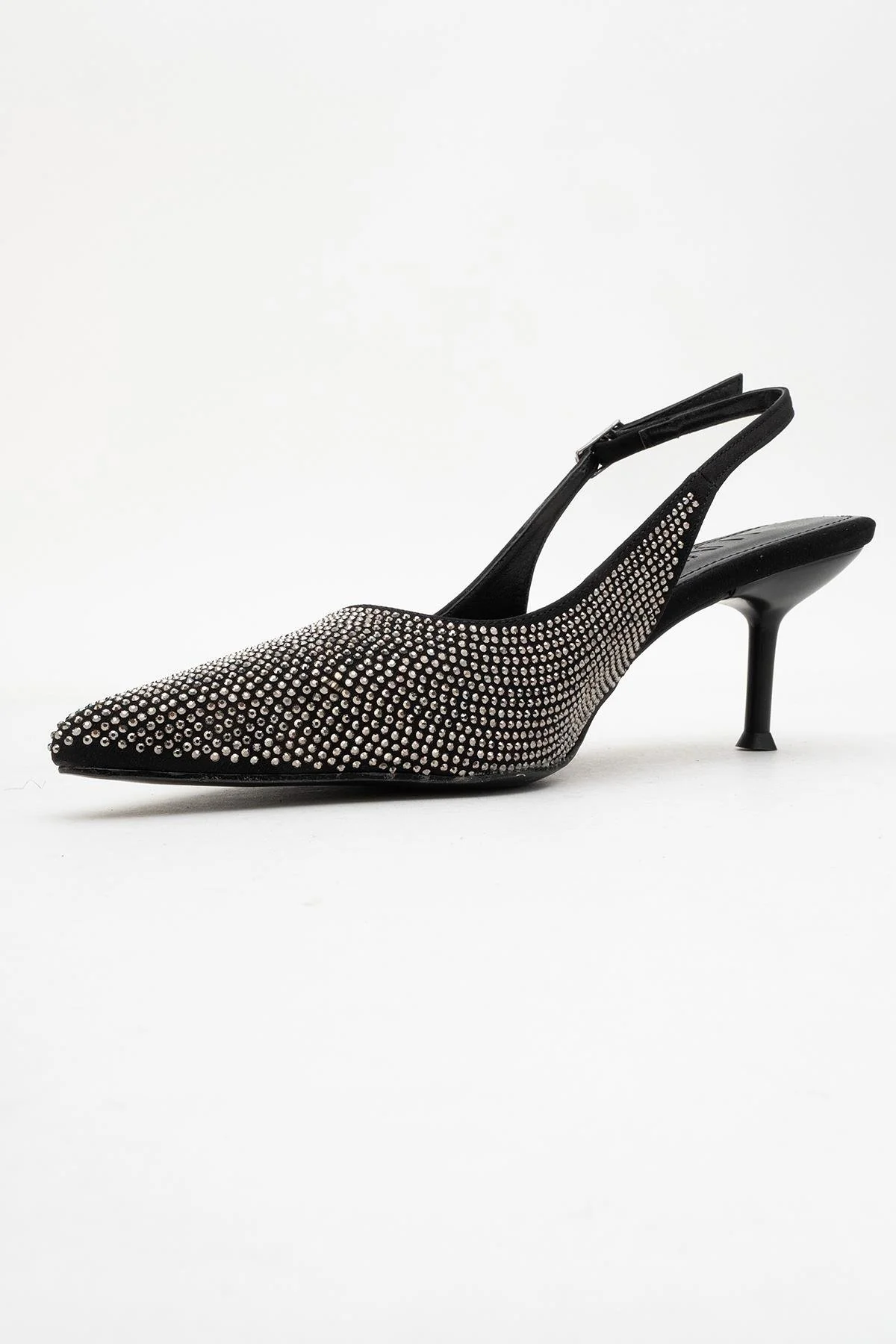 Novs - Black Embellished Stiletto Evening Shoe (Women) - Image 4