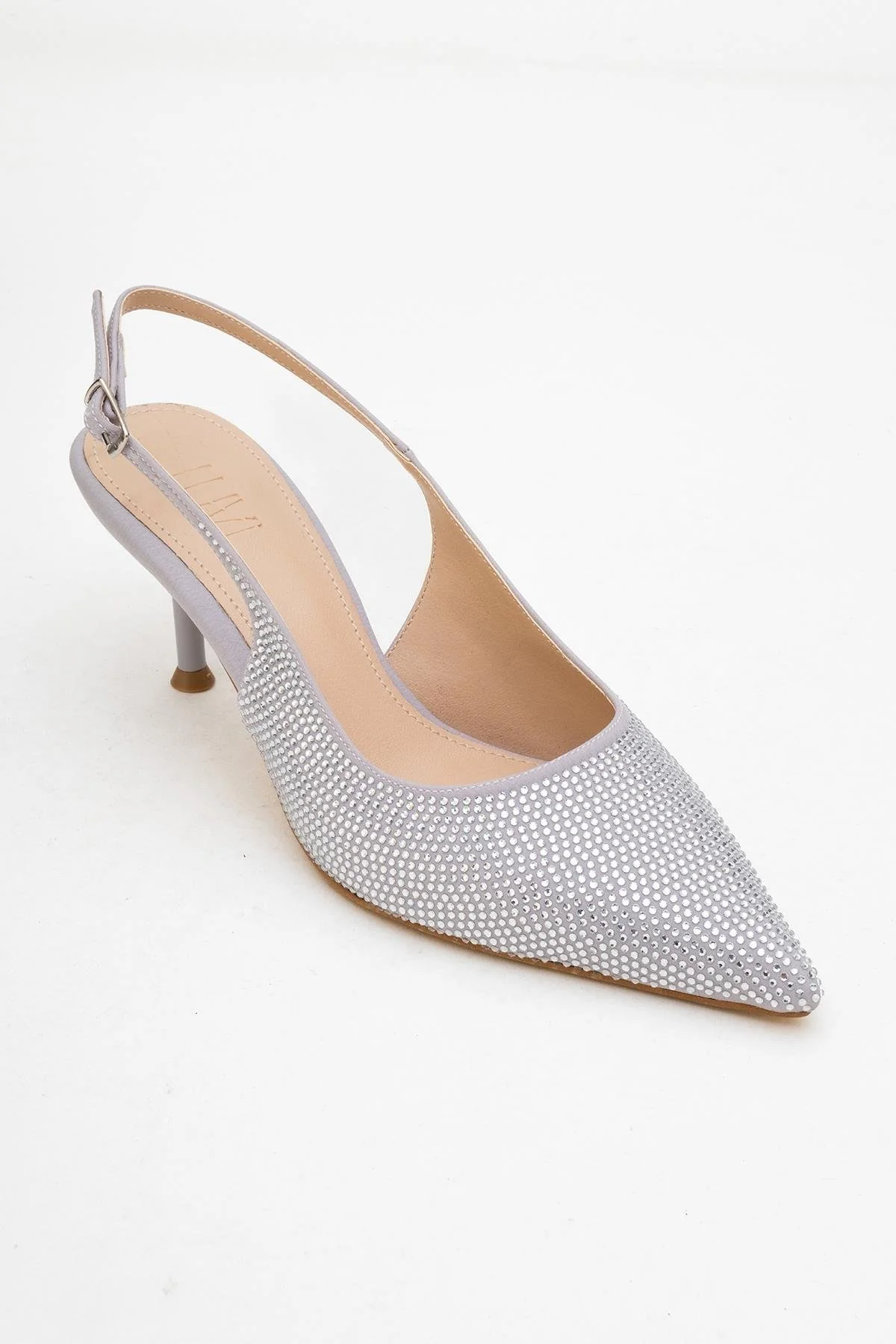Novs - Silver Stiletto Dress Shoe (Women) - Image 3