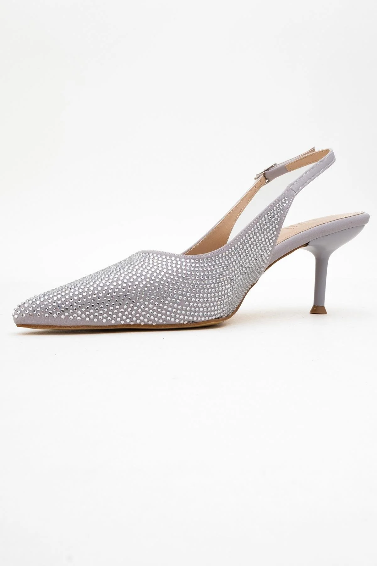 Novs - Silver Stiletto Dress Shoe (Women) - Image 4