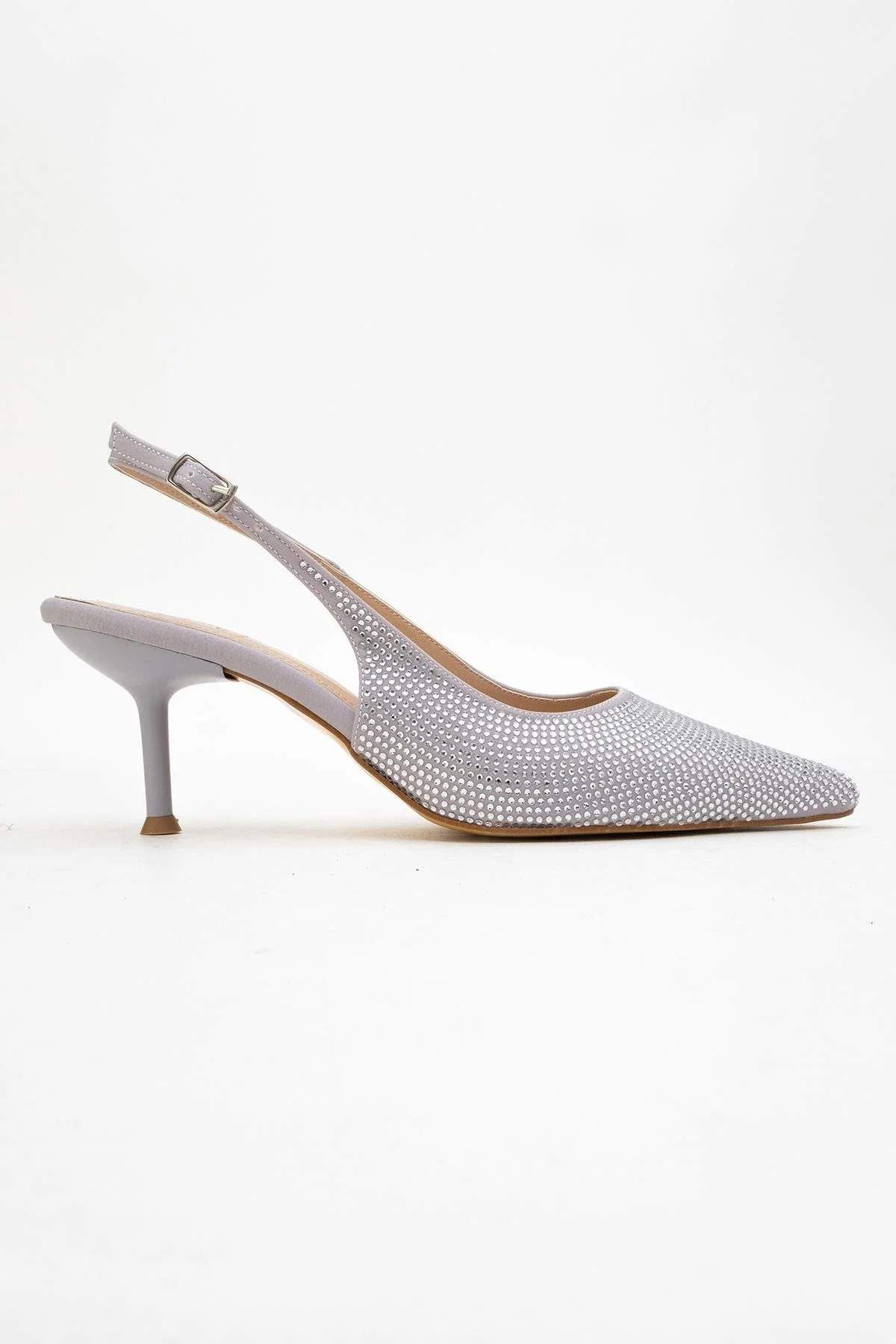 Novs - Silver Stiletto Dress Shoe (Women) - Image 6