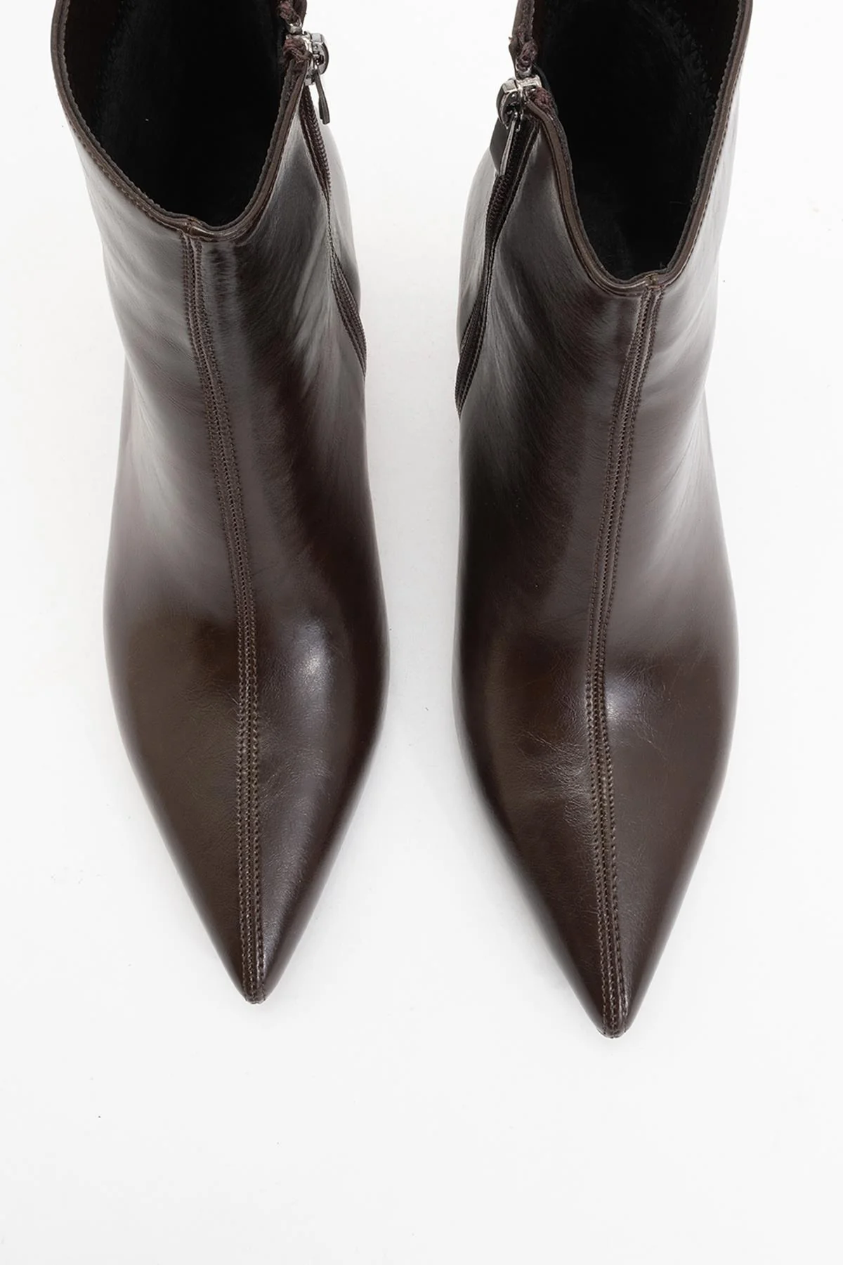 Noya - Brown Pointed Toe Stiletto Heel Boot (Women) - Image 2