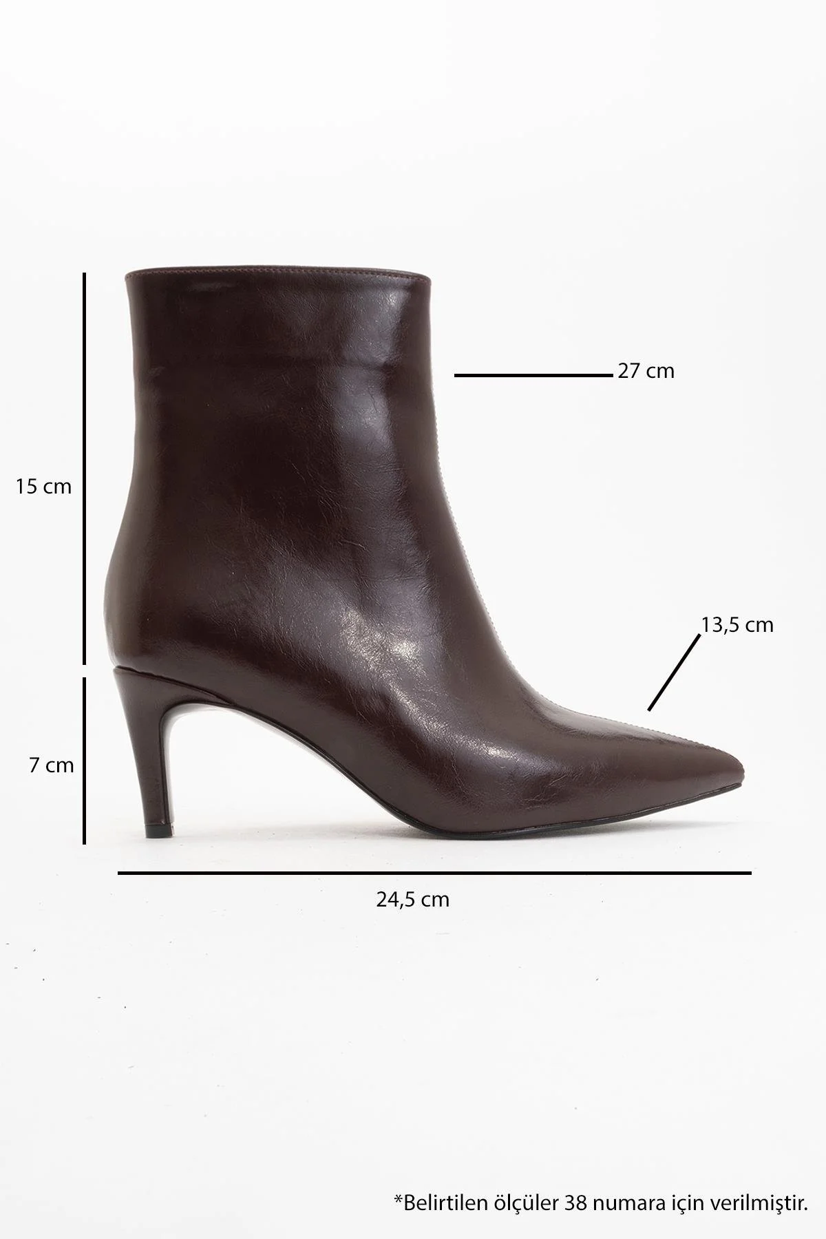 Noya Burgundy Cilt Stiletto Boot (Women) - Image 5