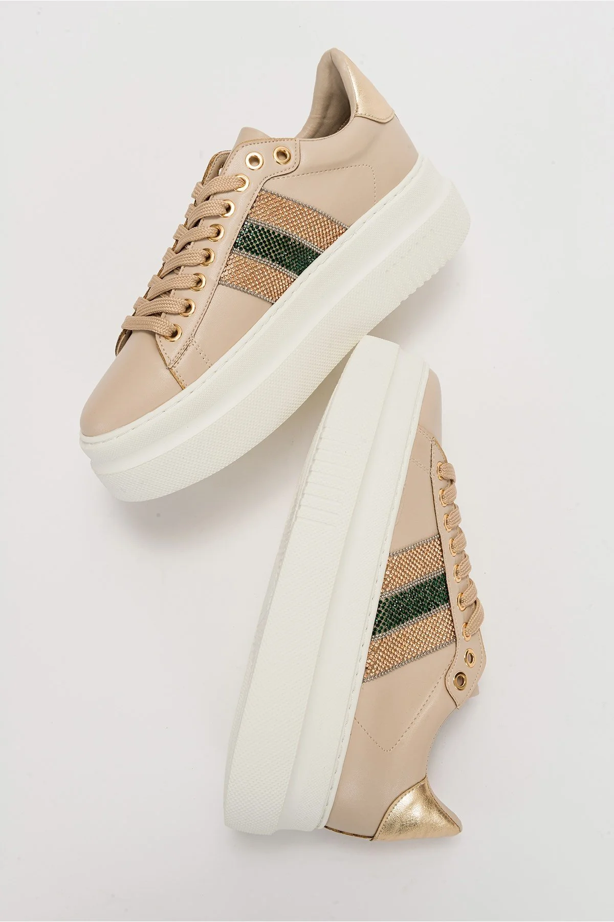 Nuno - Taupe Sneaker (Women) - Image 2