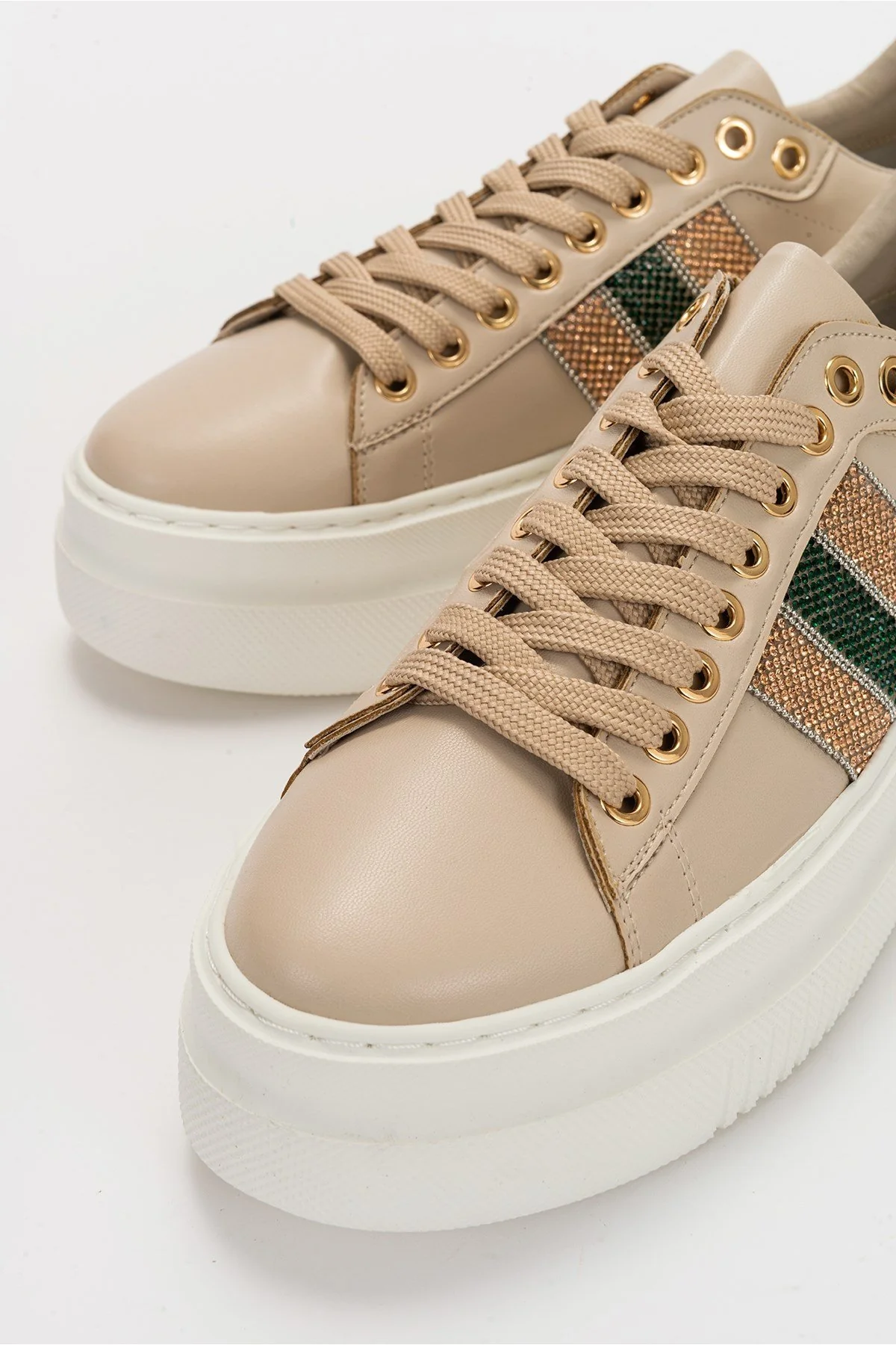 Nuno - Taupe Sneaker (Women) - Image 3