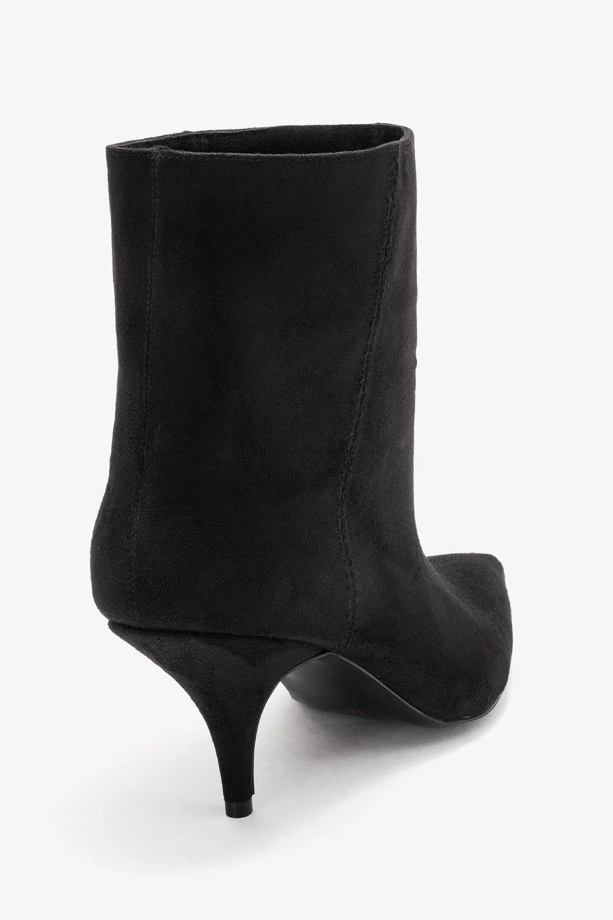 Brivelle - Black Suede Pointed Toe Heeled Boot (Women) - Image 5
