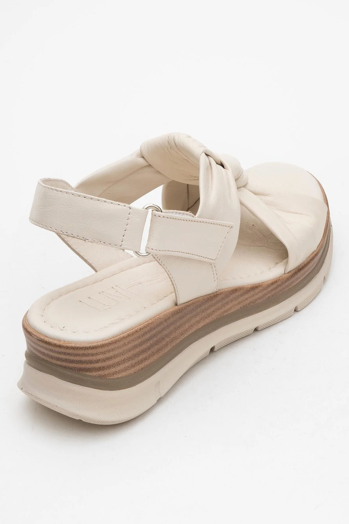 Oara - Beige Leather Sandal (Women) - Image 5