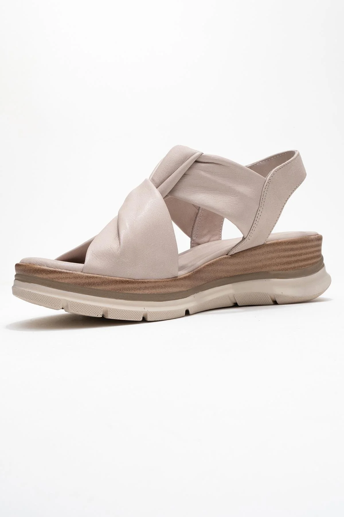 Oara - Cream Leather Sandal (Women) - Image 4