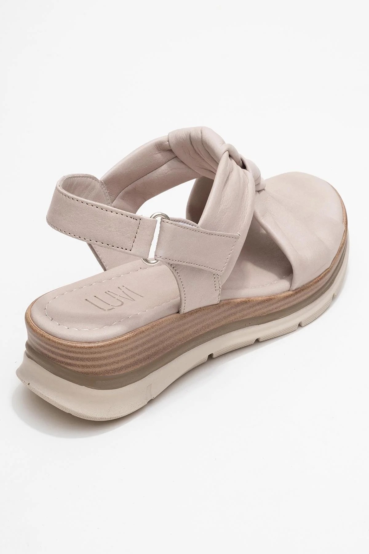 Oara - Cream Leather Sandal (Women) - Image 5