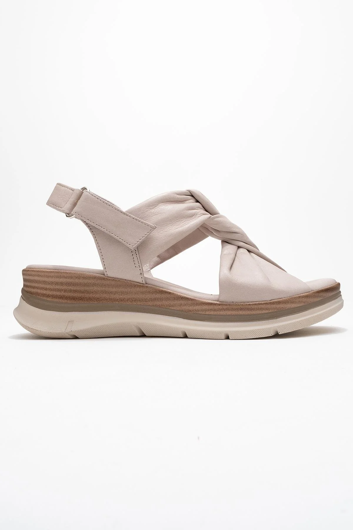 Oara - Cream Leather Sandal (Women) - Image 6