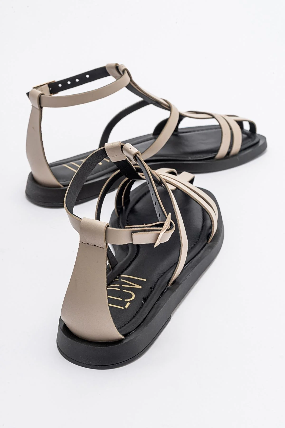 Odeil - Beige Leather Sandal (Women) - Image 4
