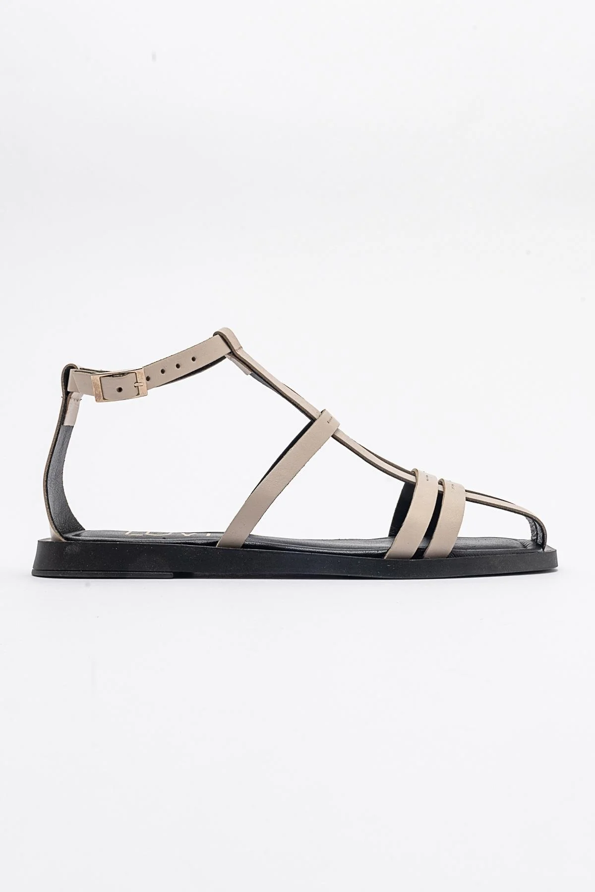 Odeil - Beige Leather Sandal (Women) - Image 6