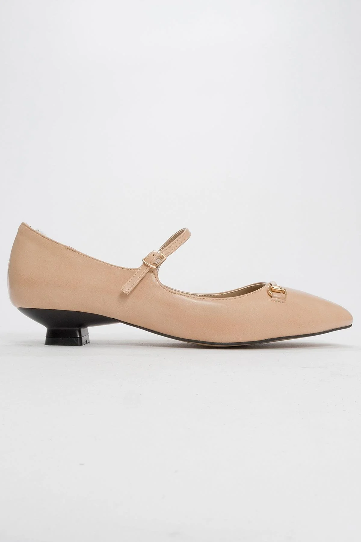 Ojen - Beige Low Heel Shoe (Women) - Image 4