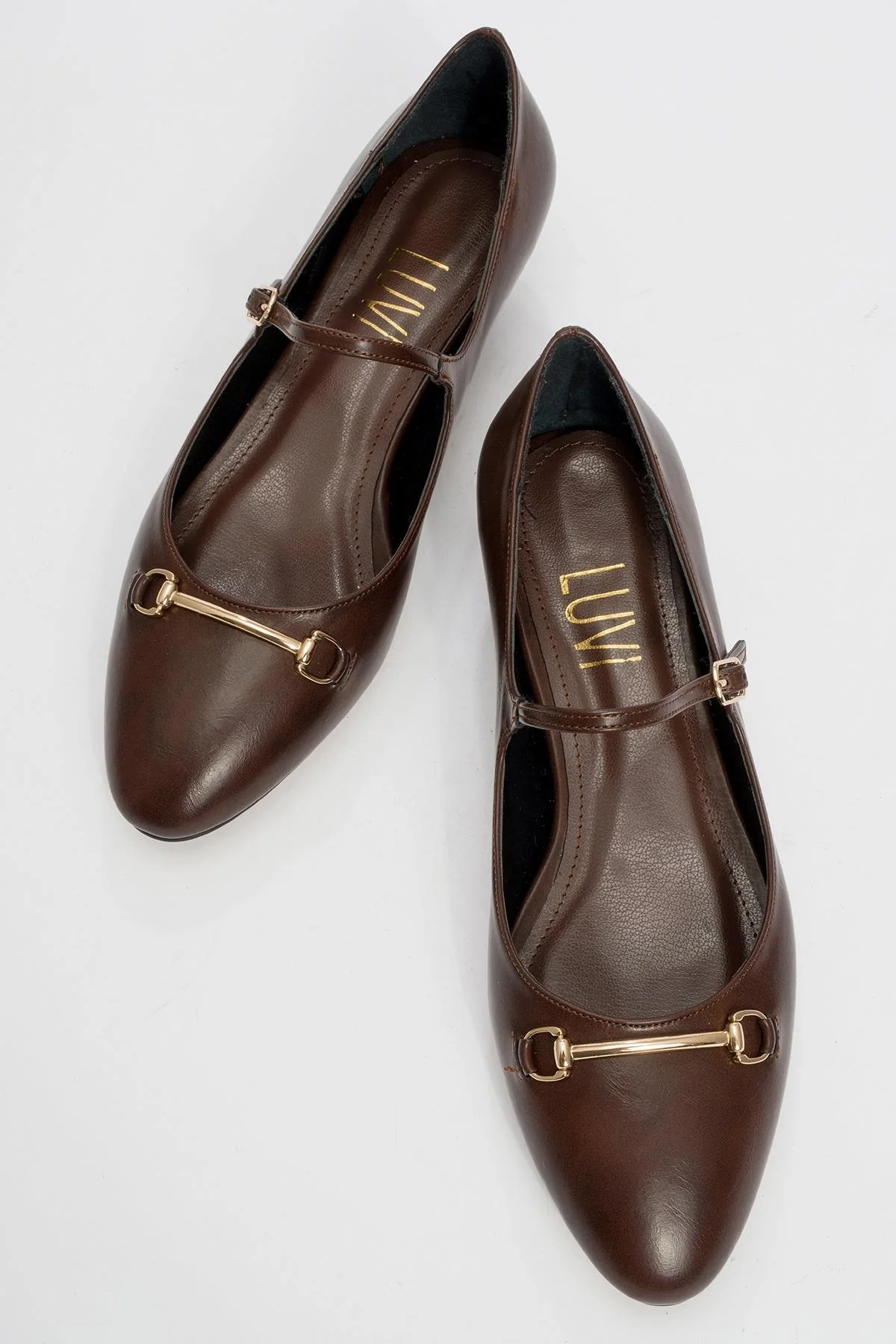 Ojen - Brown Low Heel Shoe (Women) - Image 2