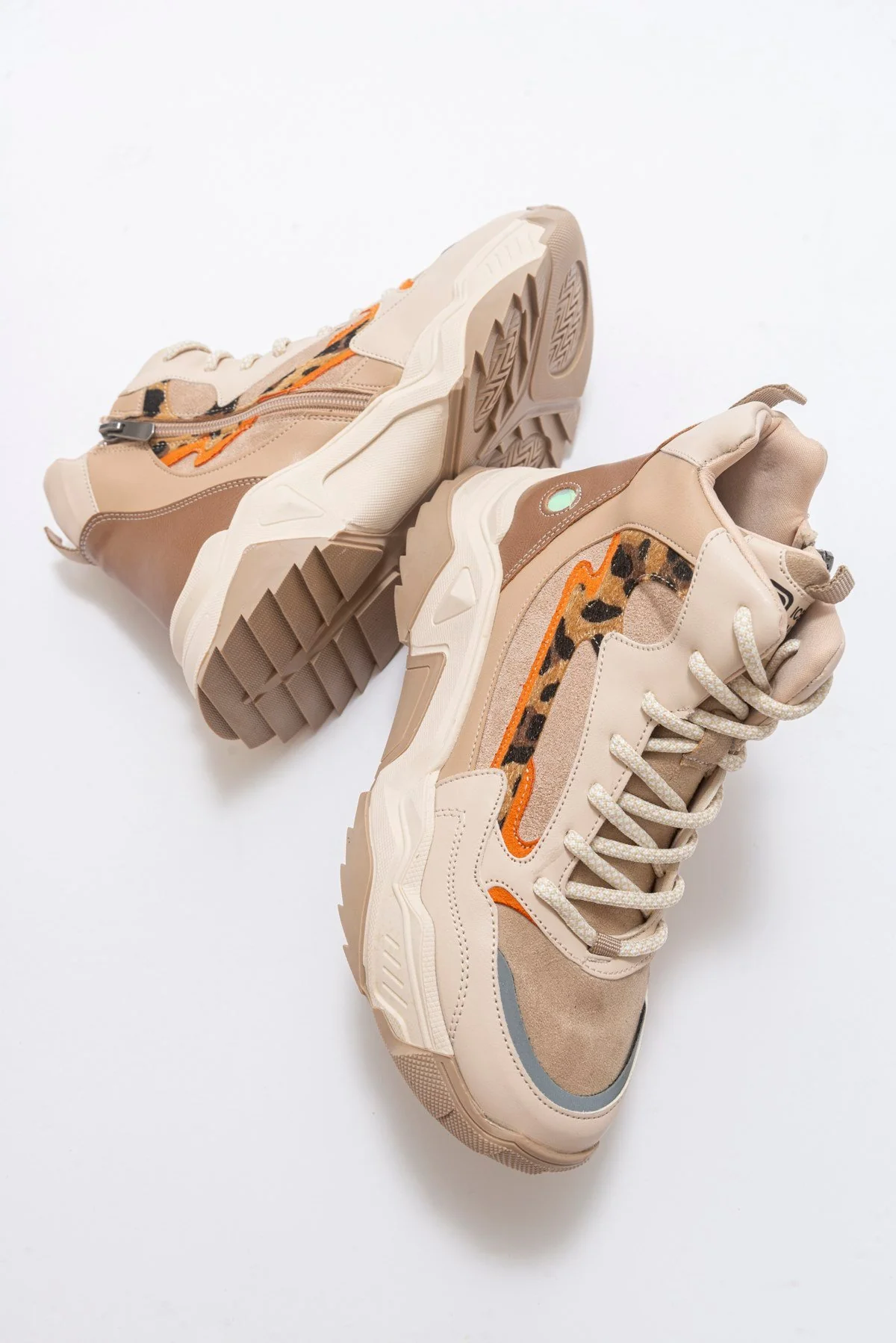 Olivia - Beige Patterned Sport Boot (Women) - Image 2