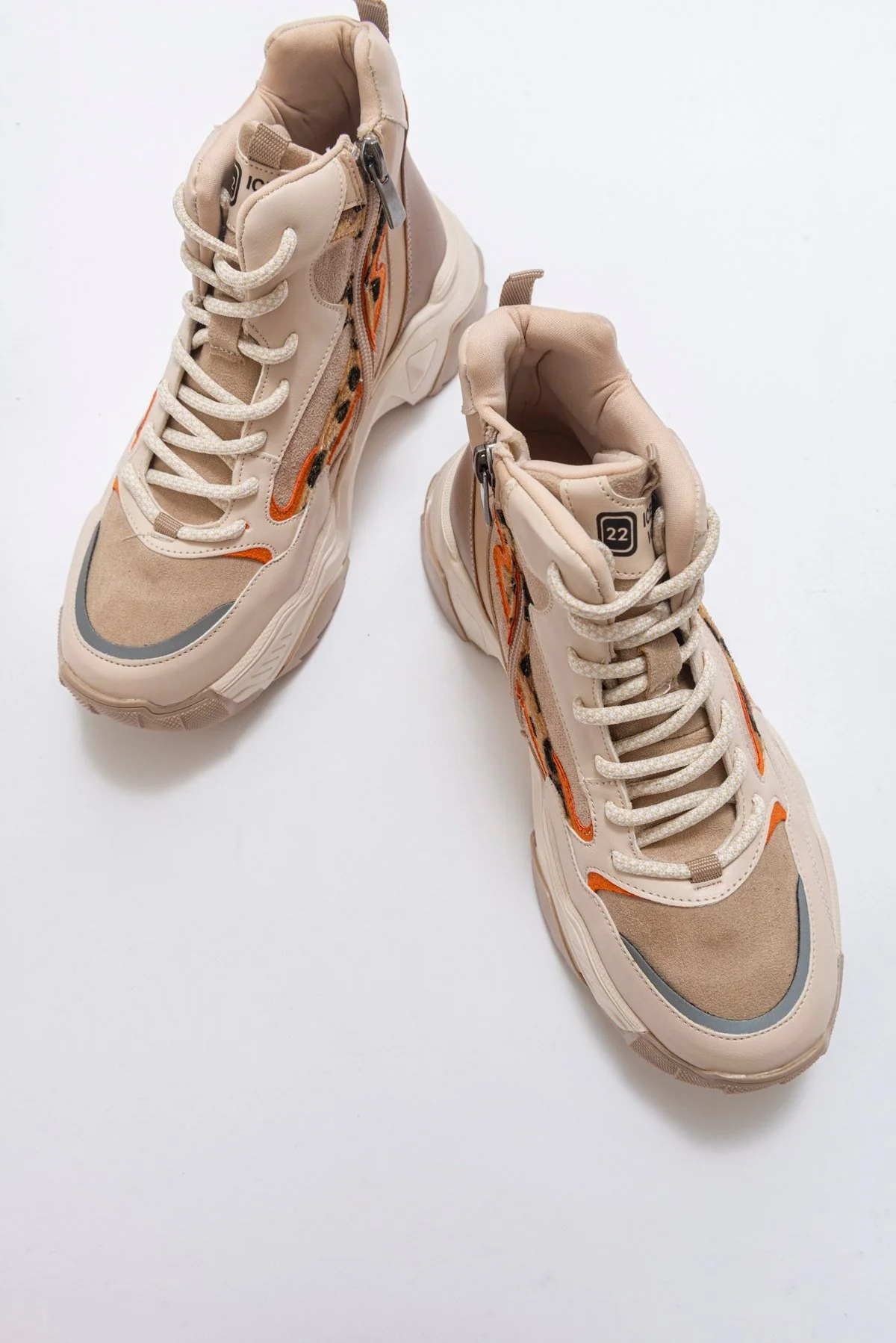 Olivia - Beige Patterned Sport Boot (Women) - Image 3