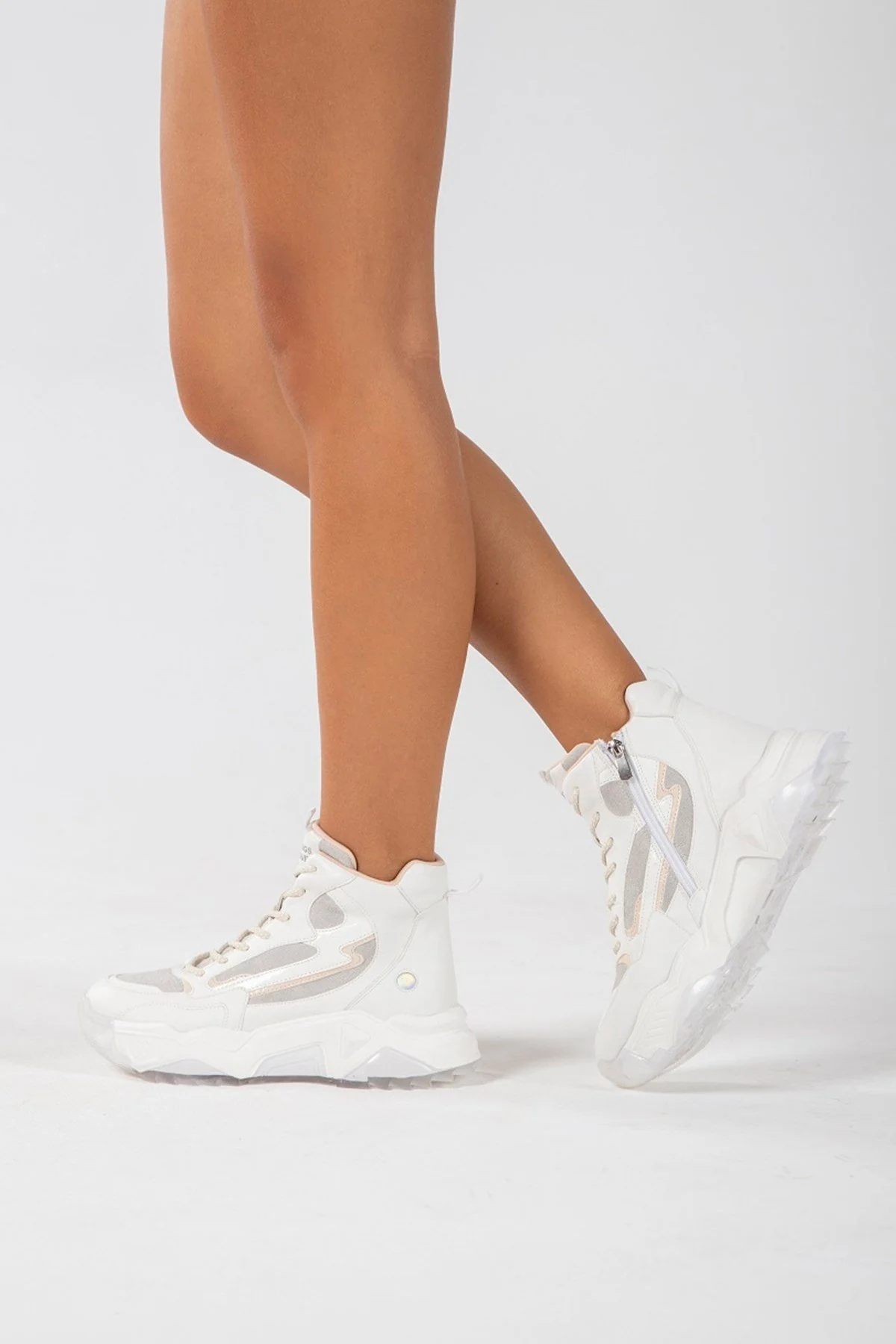 Olivia - White Sport Boot (Women) - Image 7