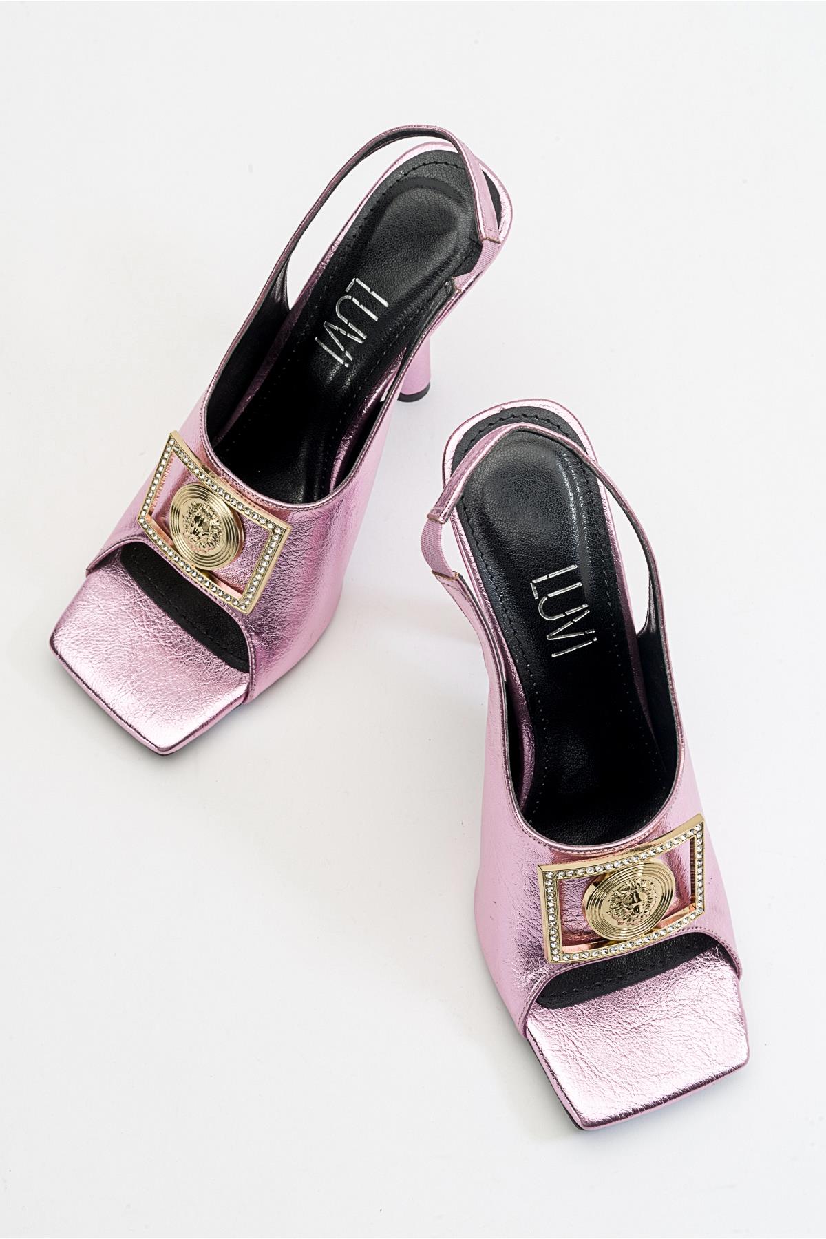 Olney - Pink Heeled Shoe (Women) - Image 2