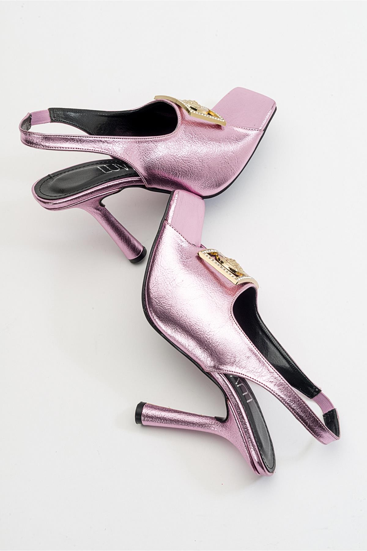 Olney - Pink Heeled Shoe (Women) - Image 5