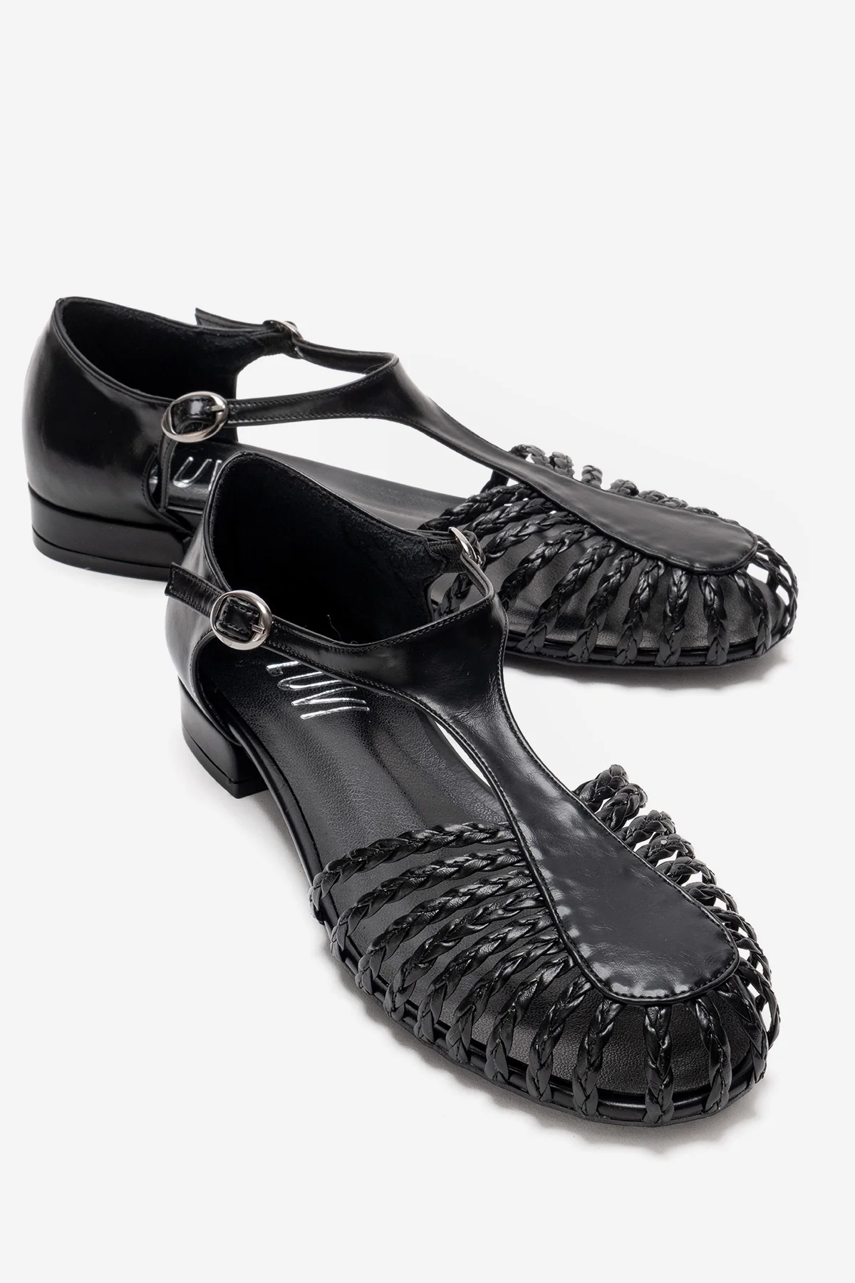 ONOS - Black Woven Detail Sandal (Women)