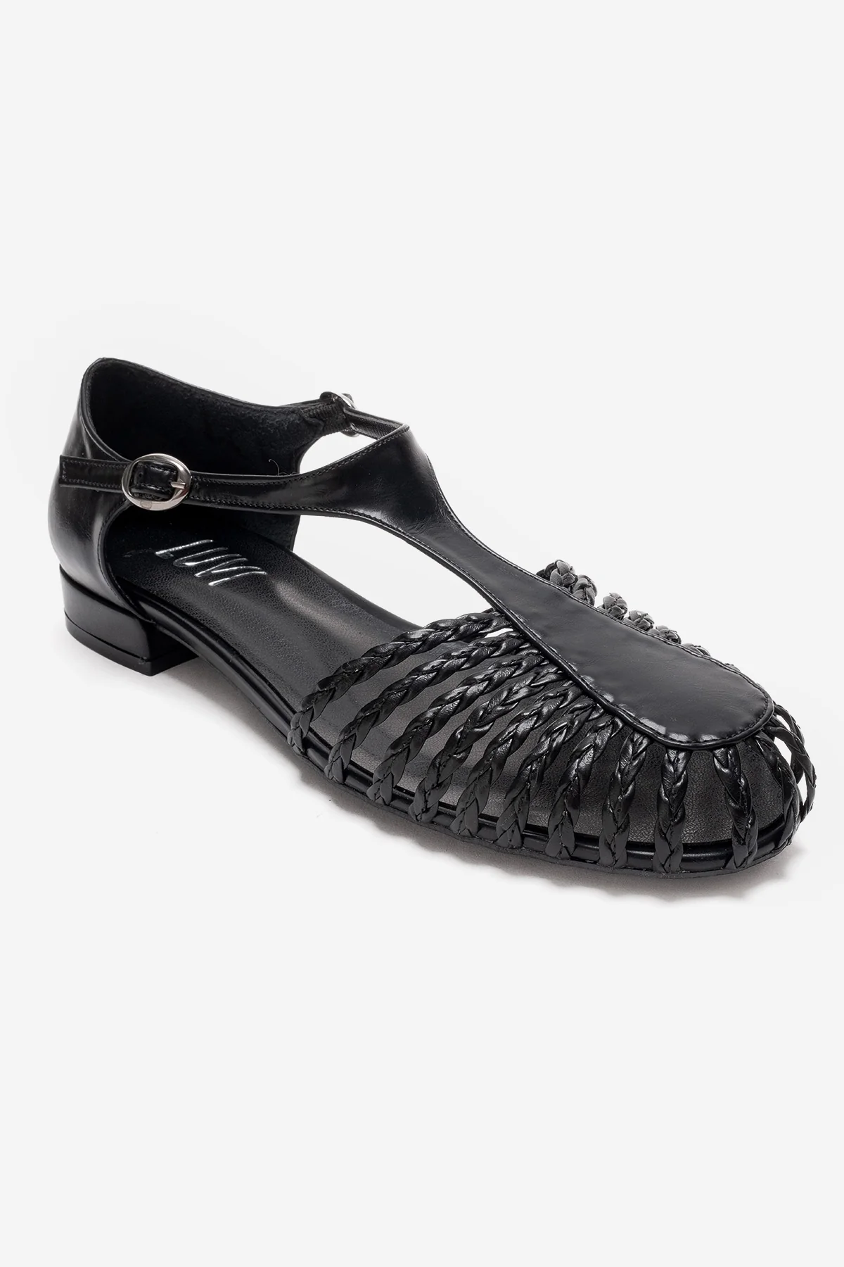 ONOS - Black Woven Detail Sandal (Women) - Image 3