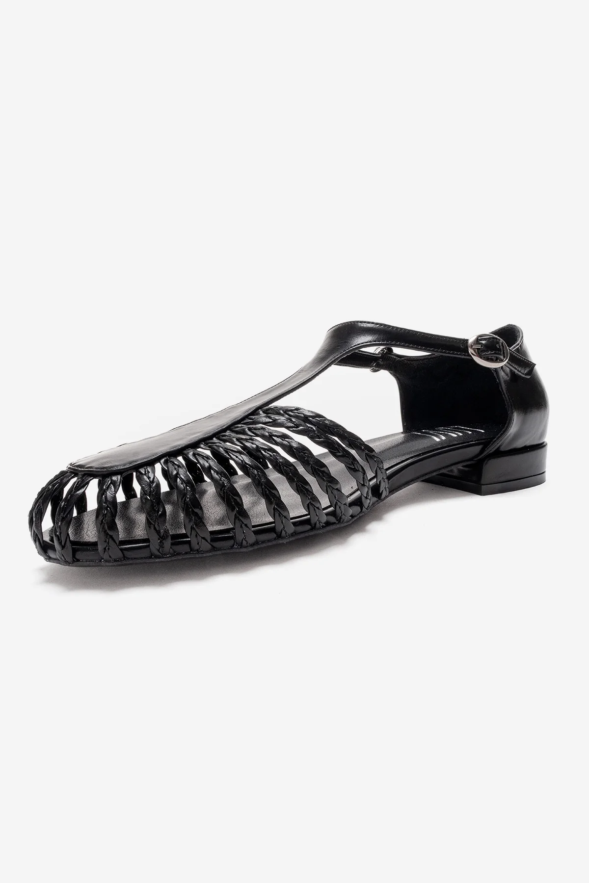 ONOS - Black Woven Detail Sandal (Women) - Image 4