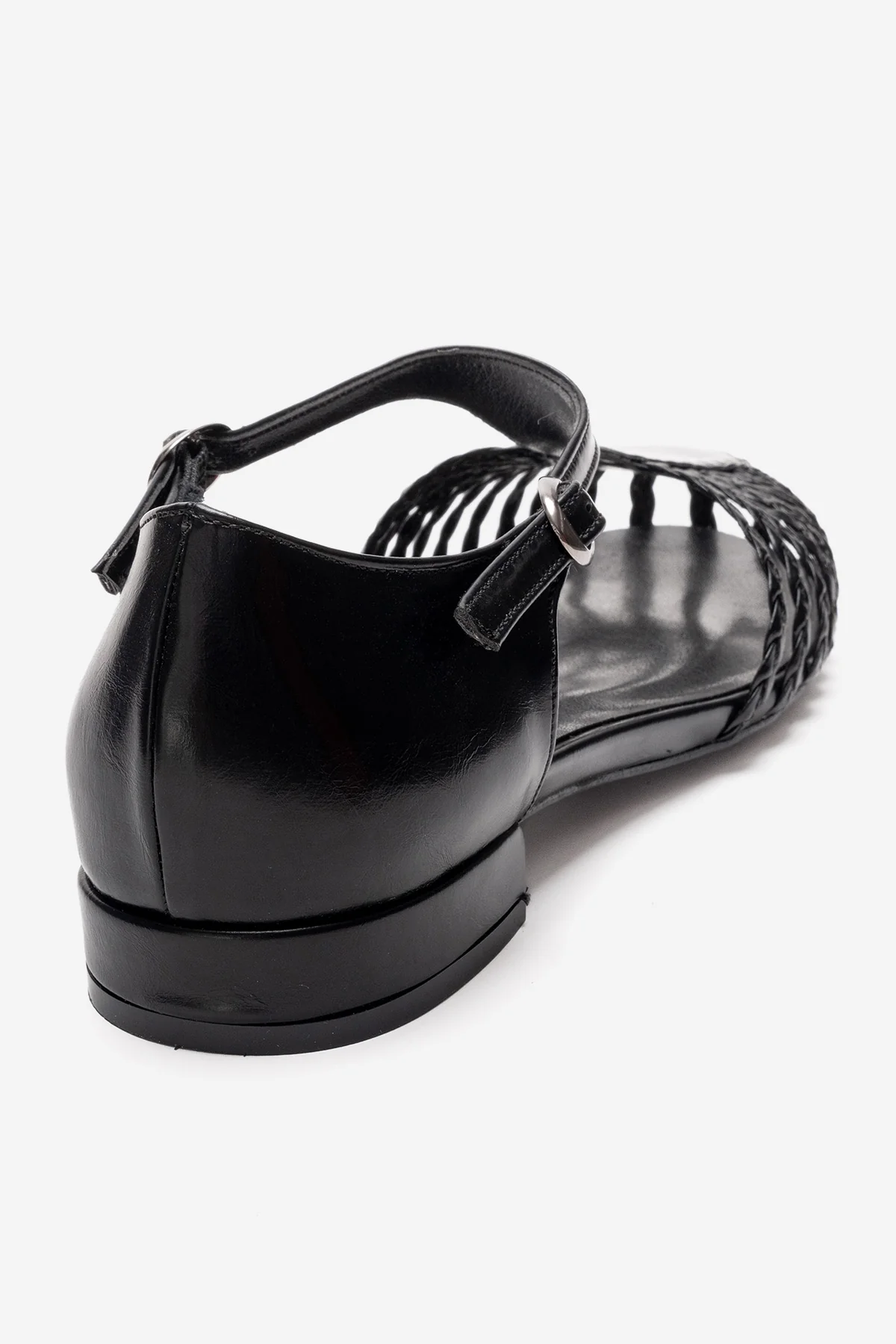 ONOS - Black Woven Detail Sandal (Women) - Image 5