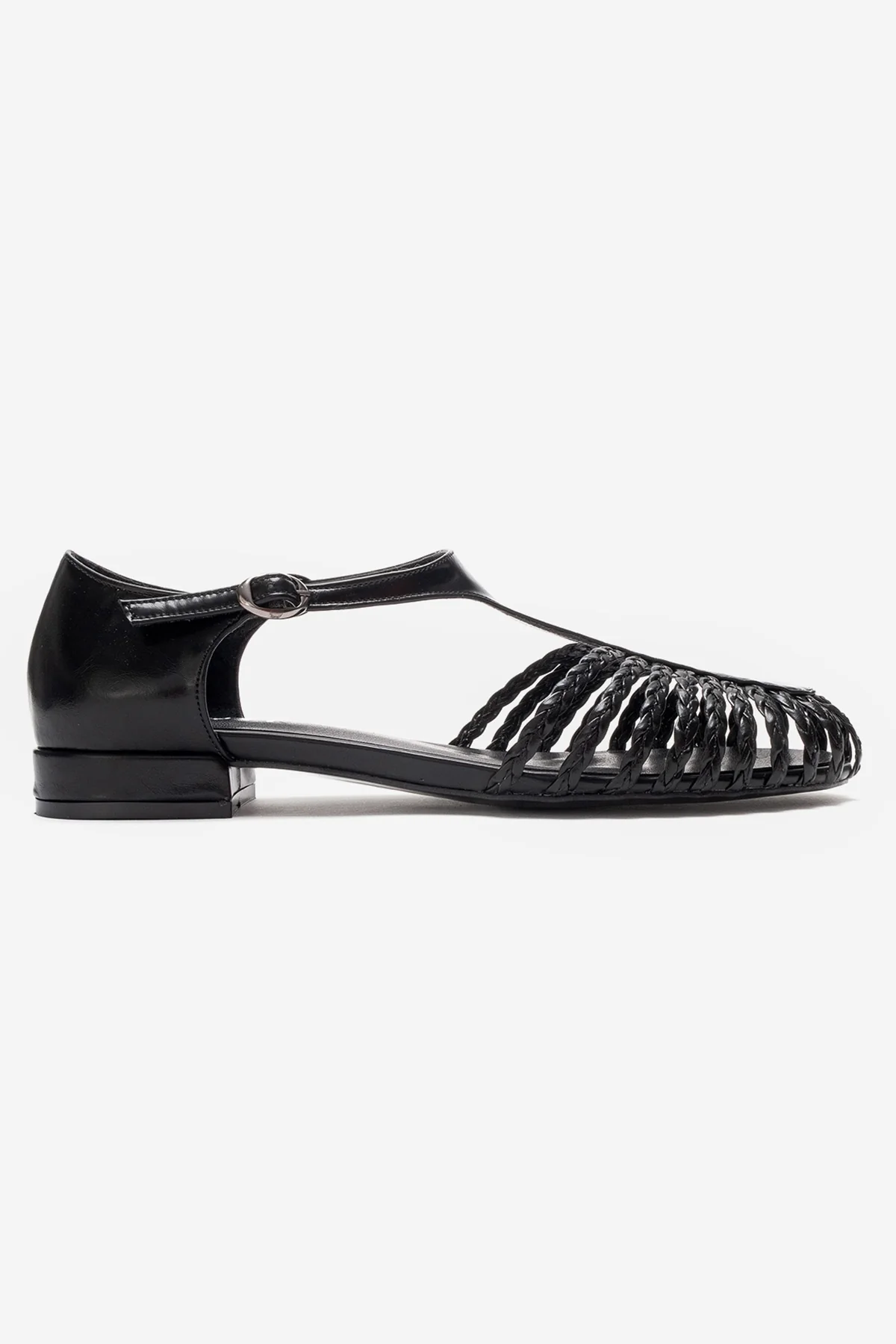 ONOS - Black Woven Detail Sandal (Women) - Image 6