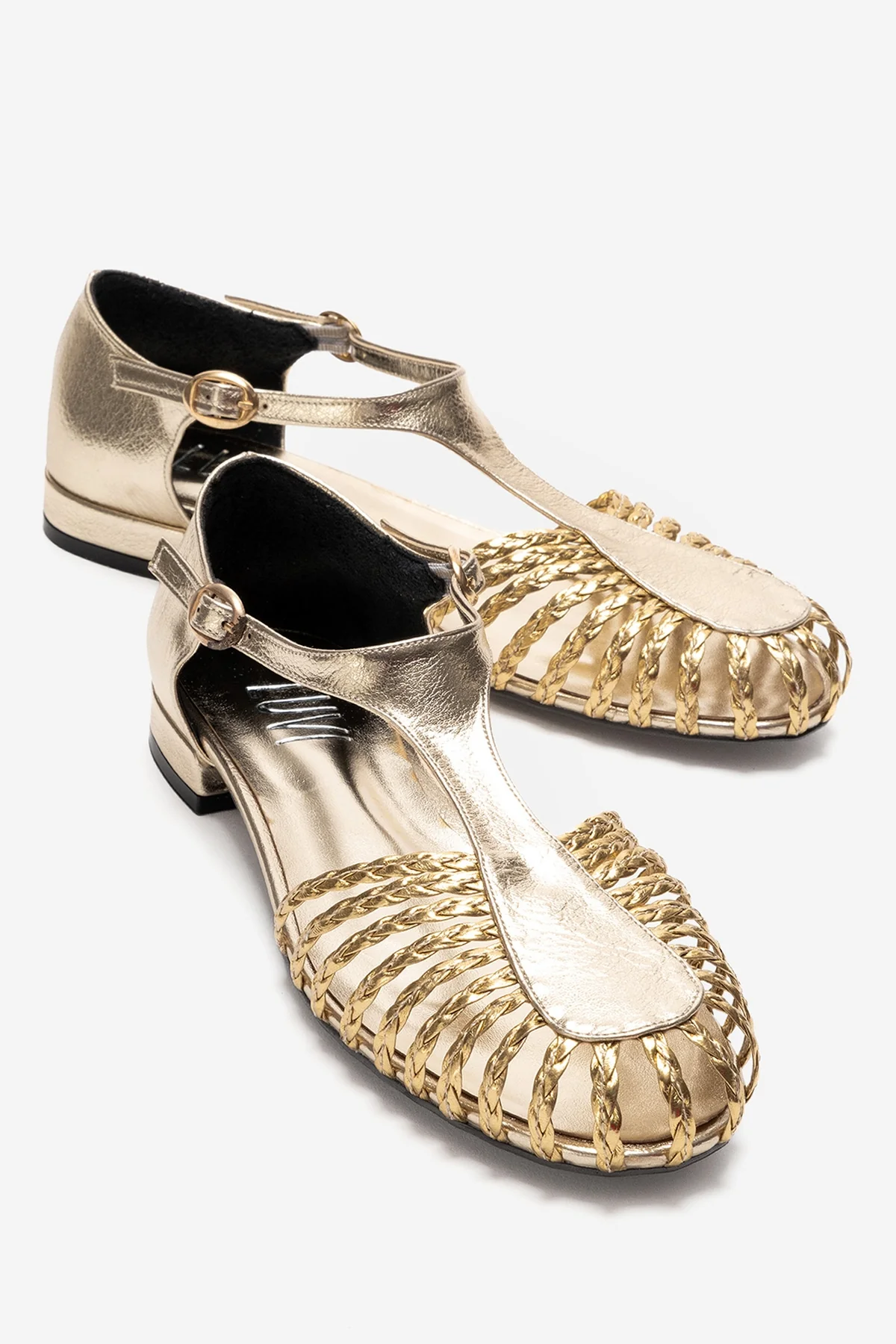 ONOS - Gold Woven Detail Sandal (Women)