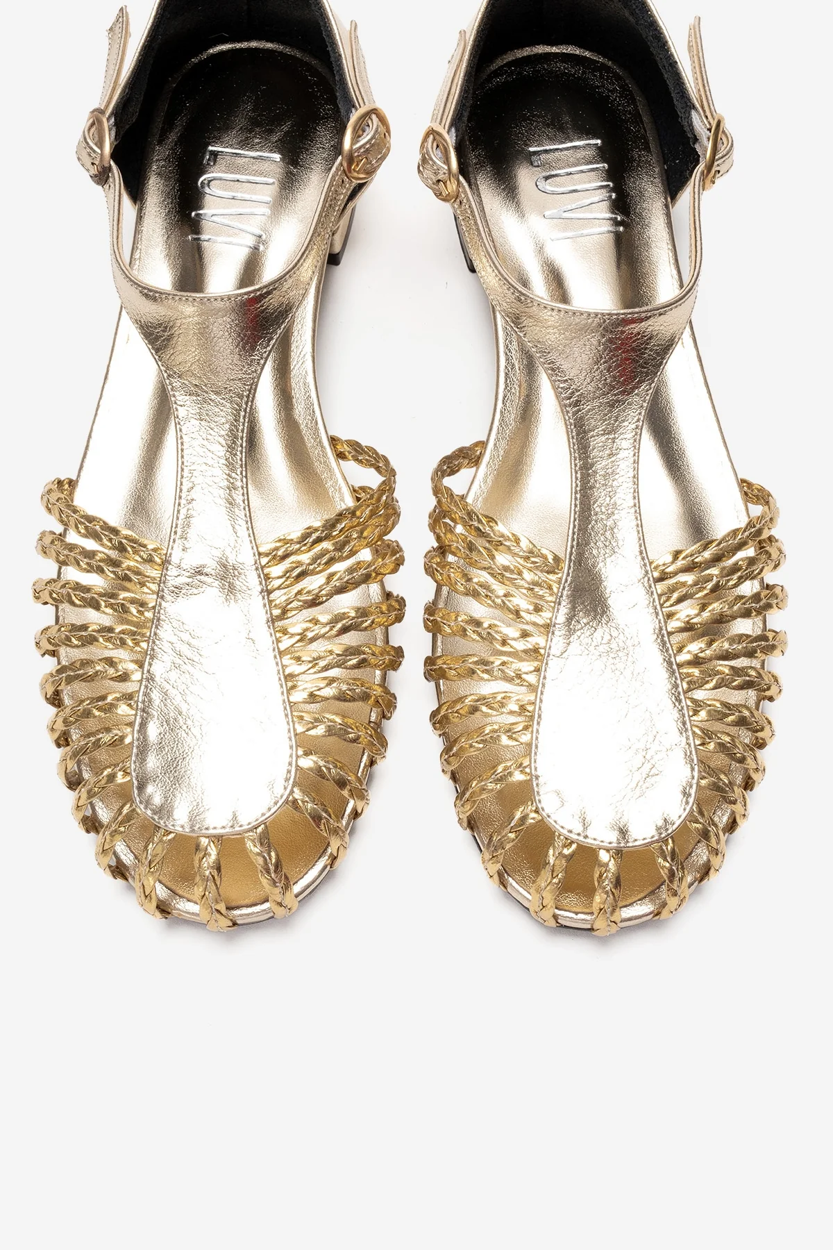 ONOS - Gold Woven Detail Sandal (Women) - Image 2