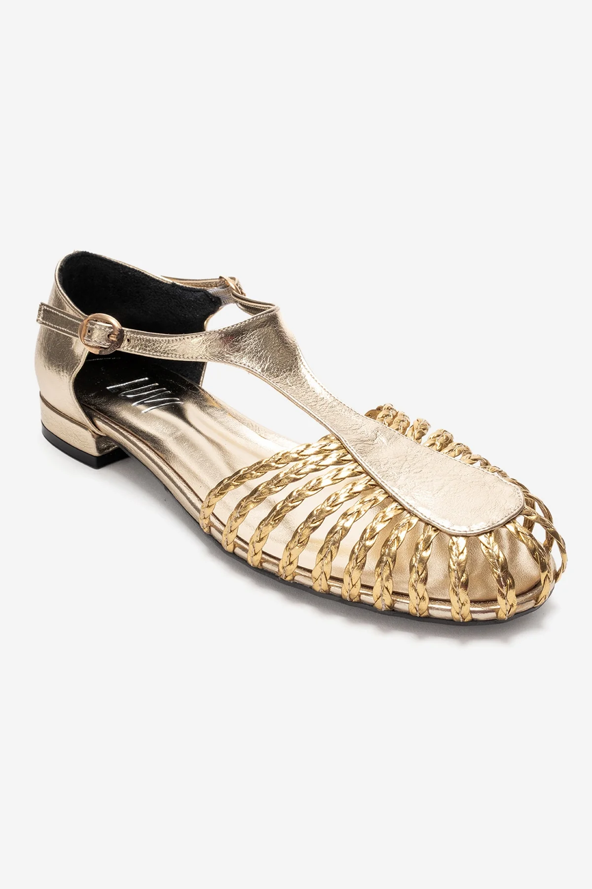 ONOS - Gold Woven Detail Sandal (Women) - Image 3