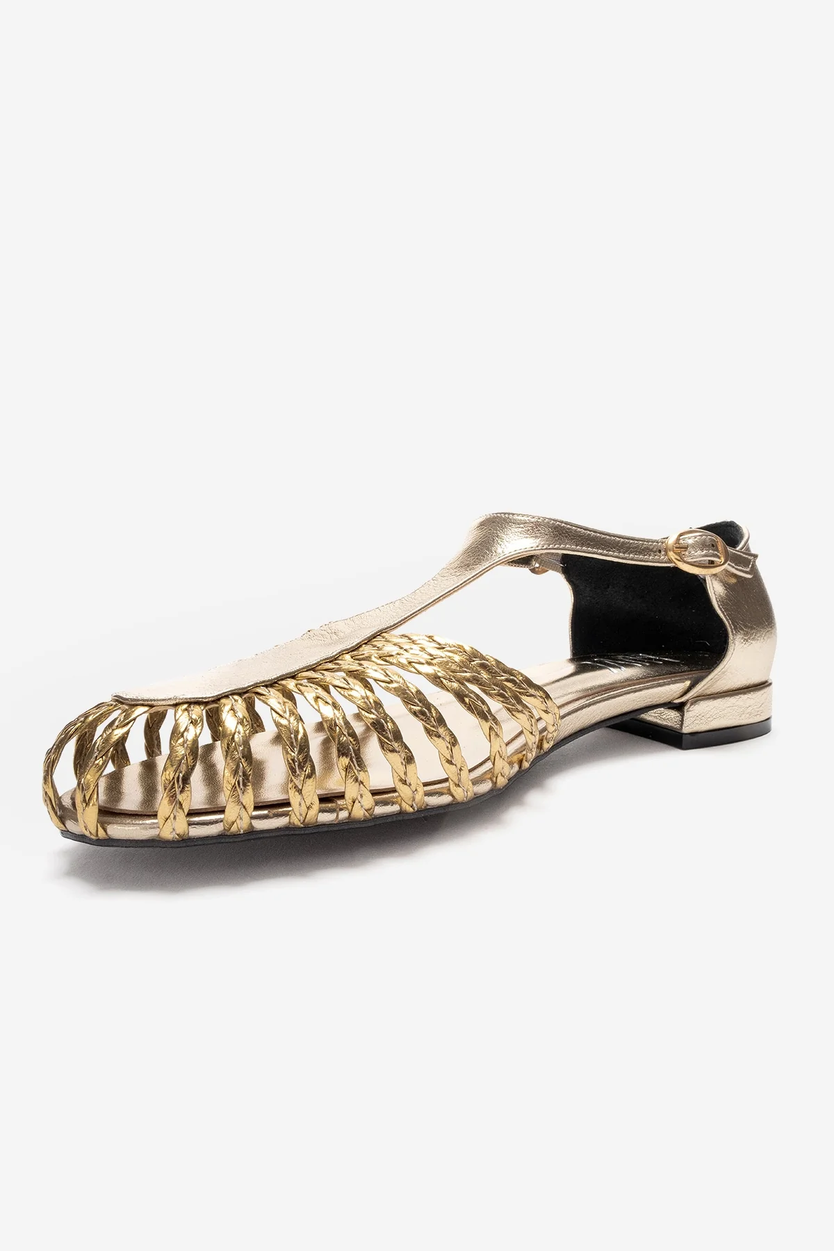 ONOS - Gold Woven Detail Sandal (Women) - Image 4