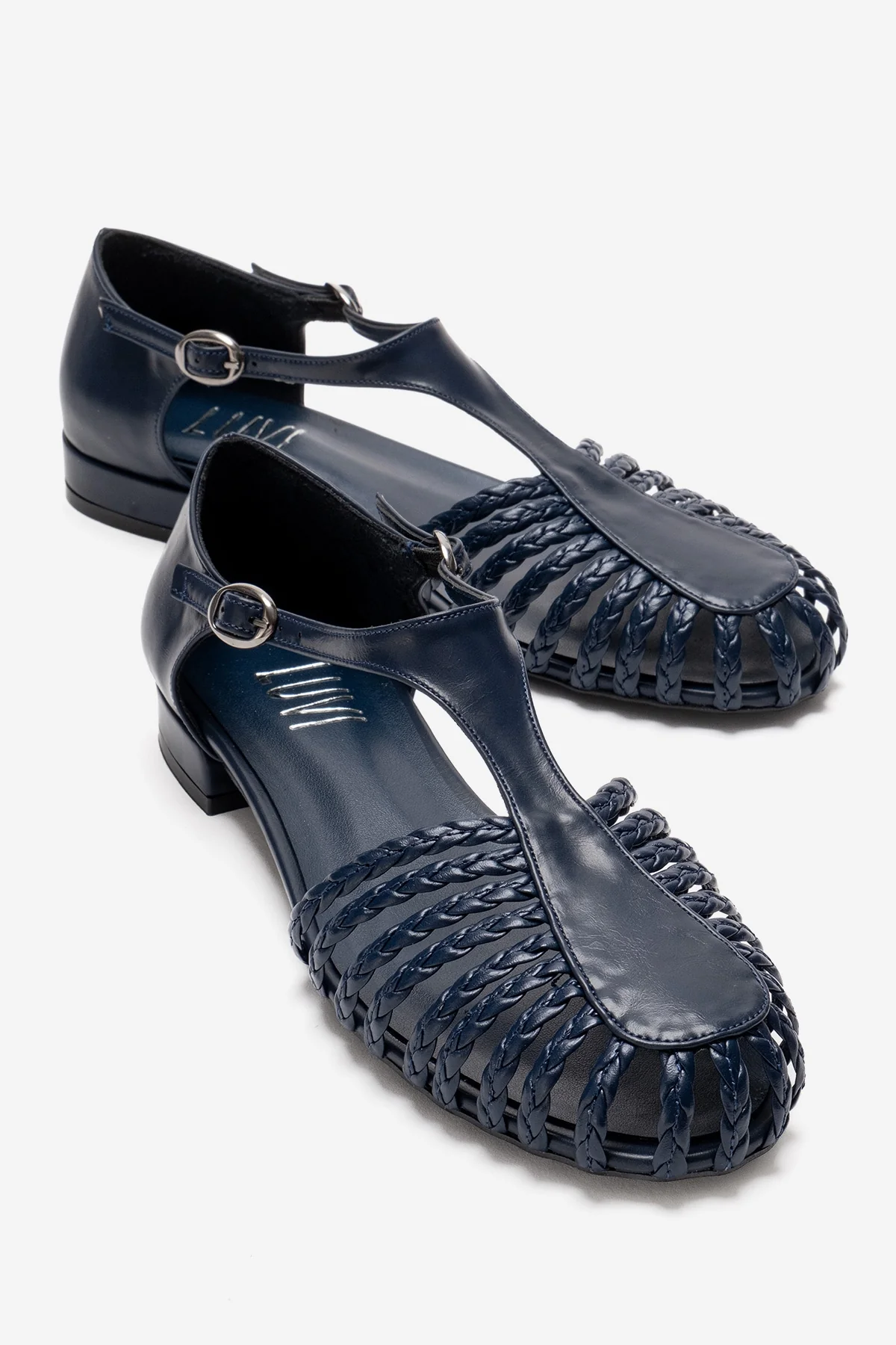 ONOS - Navy Woven Detail Sandal (Women)