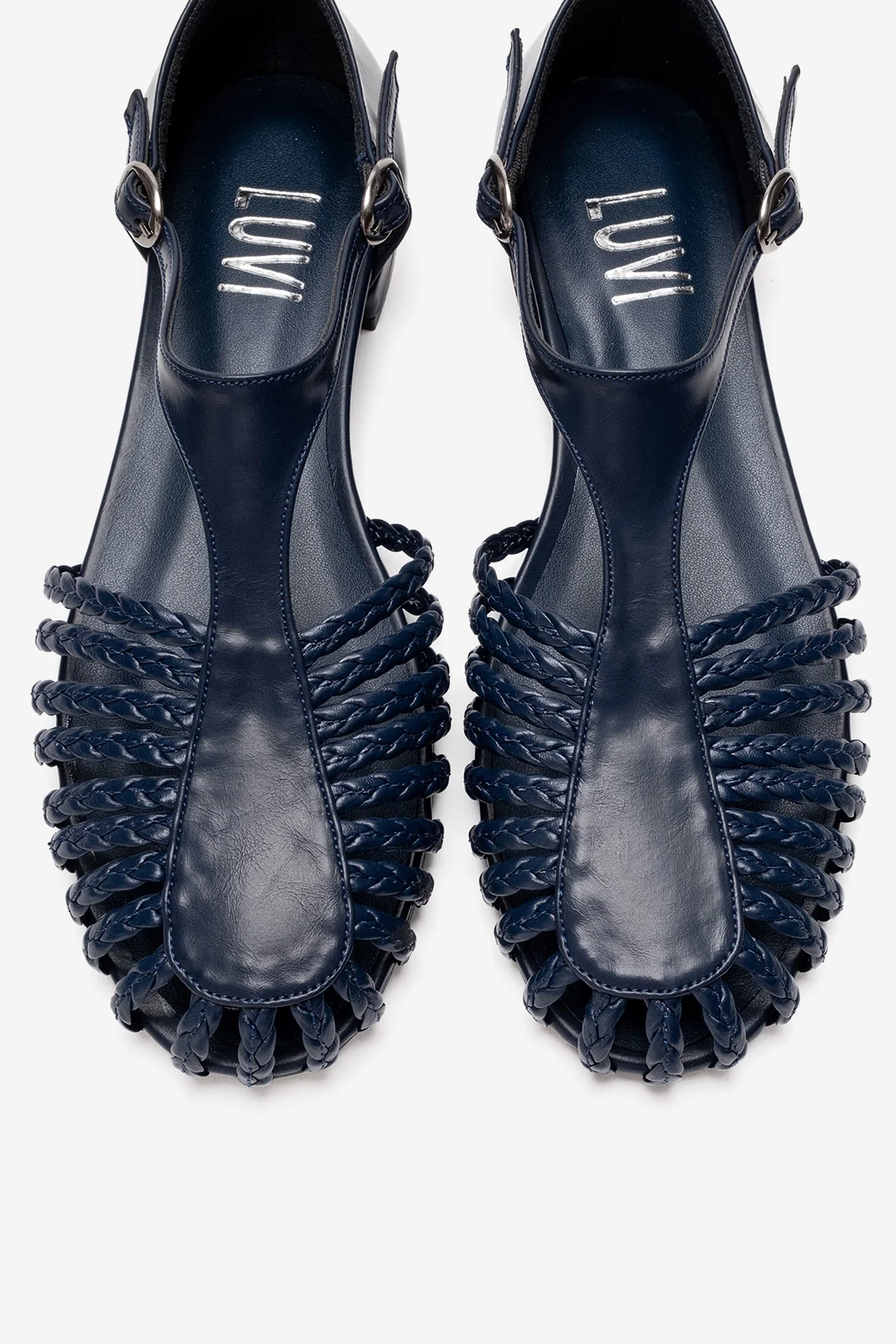 ONOS - Navy Woven Detail Sandal (Women) - Image 2