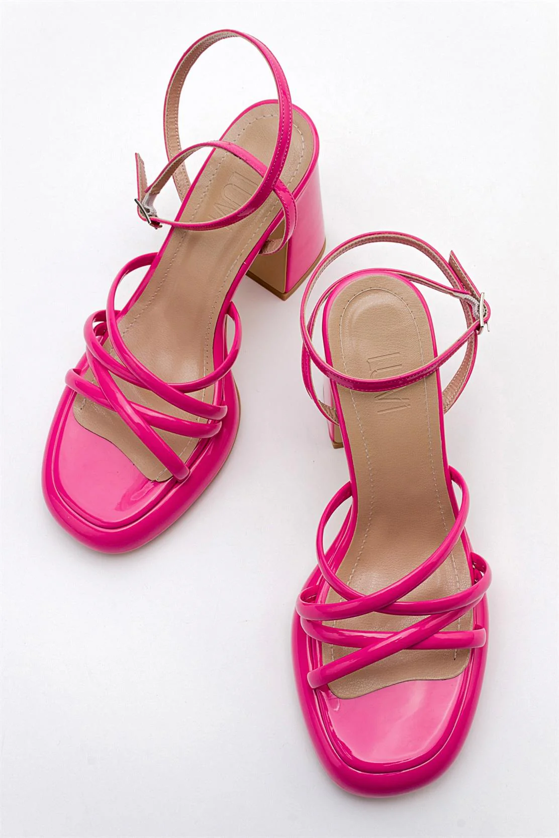 Oppe - Fuchsia Patent Platform High-Heel Shoe (Women) - Image 3