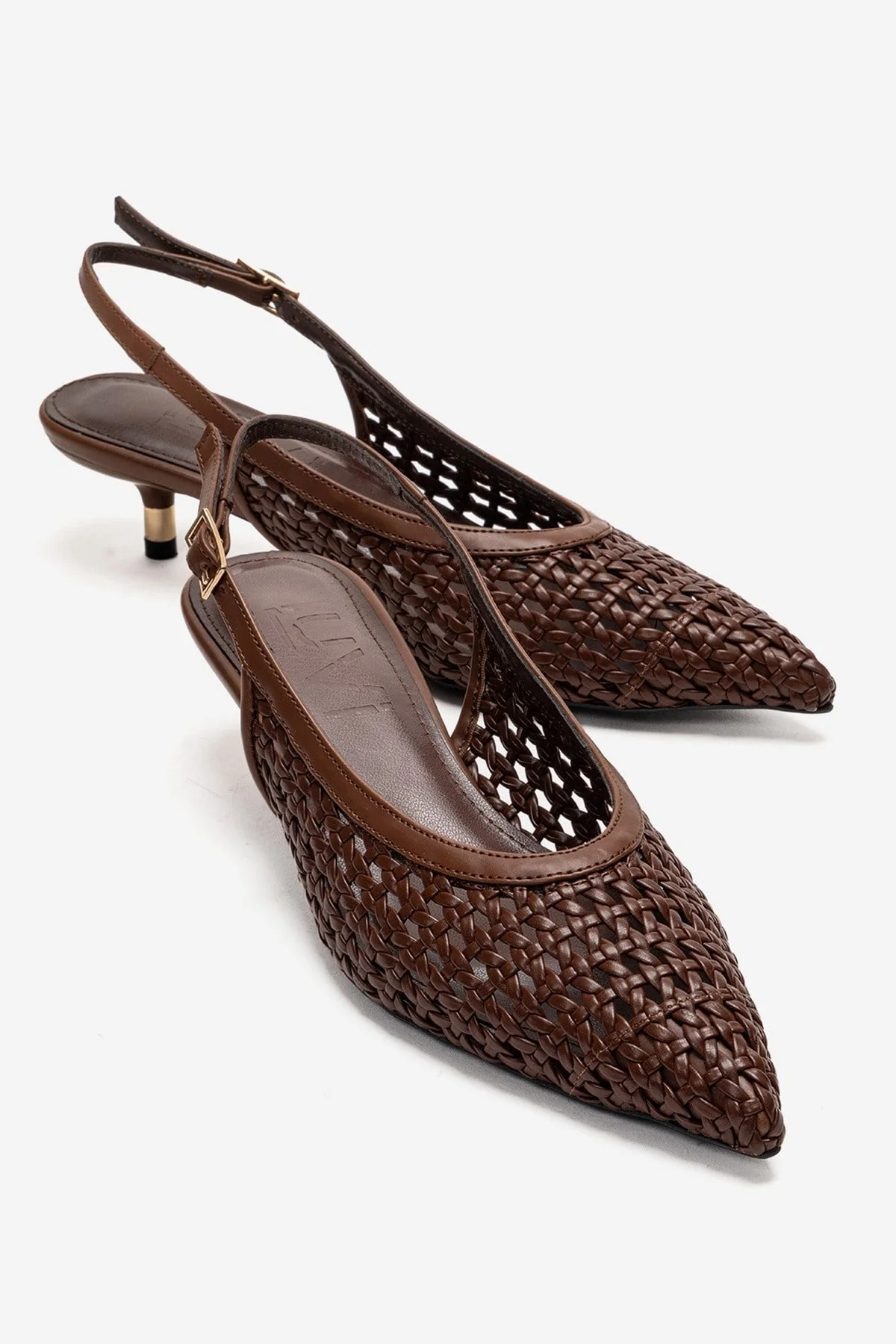 Orelis - Brown Kitten Heel (Women)