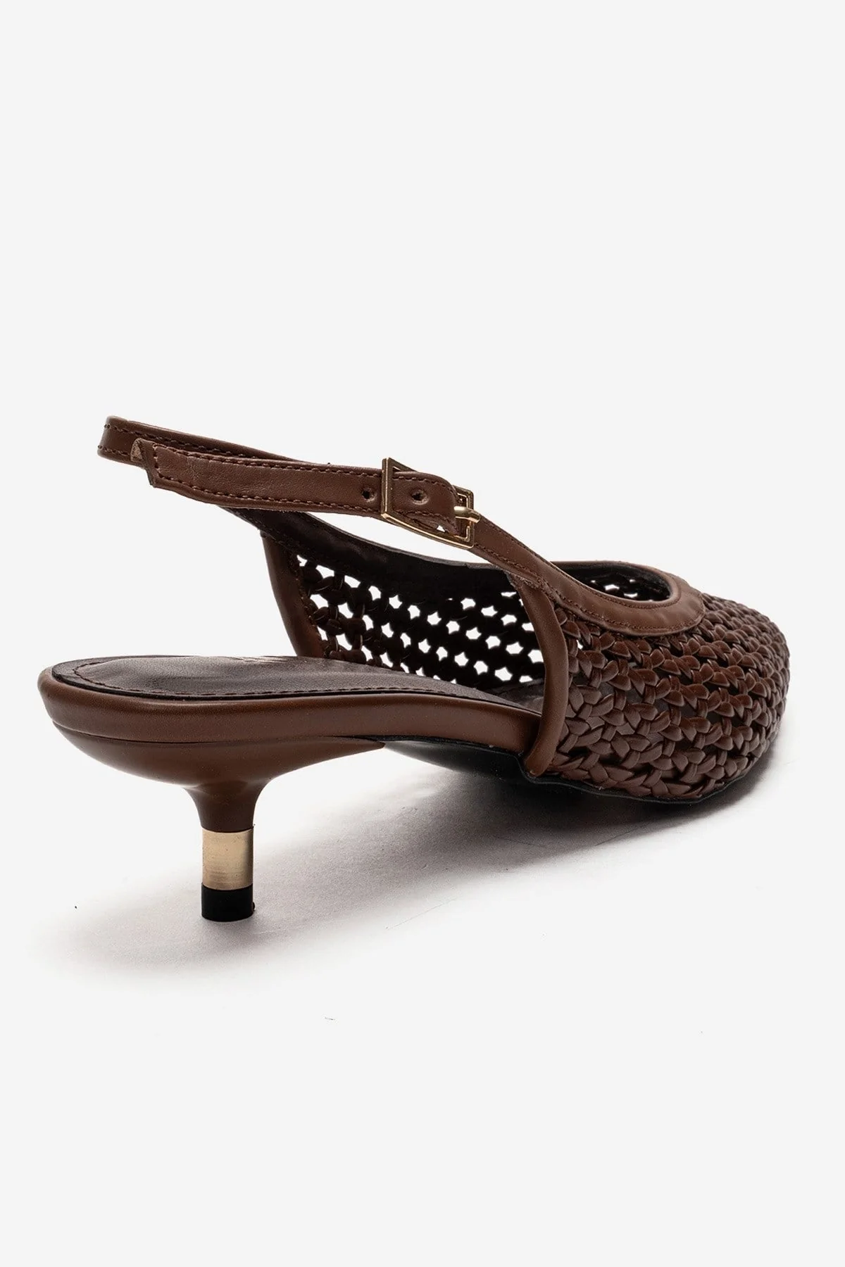 Orelis - Brown Kitten Heel (Women) - Image 5
